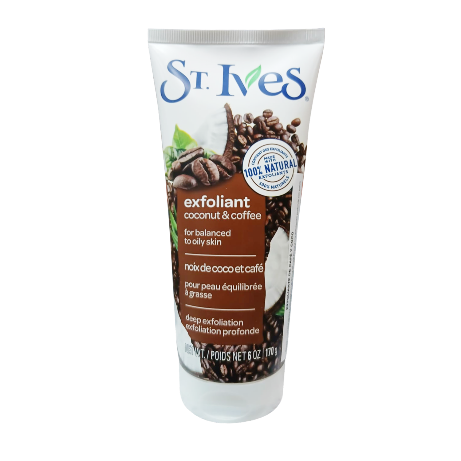 Exfoliante Facial Energizing Coco Y Café ST. IVES 170 G