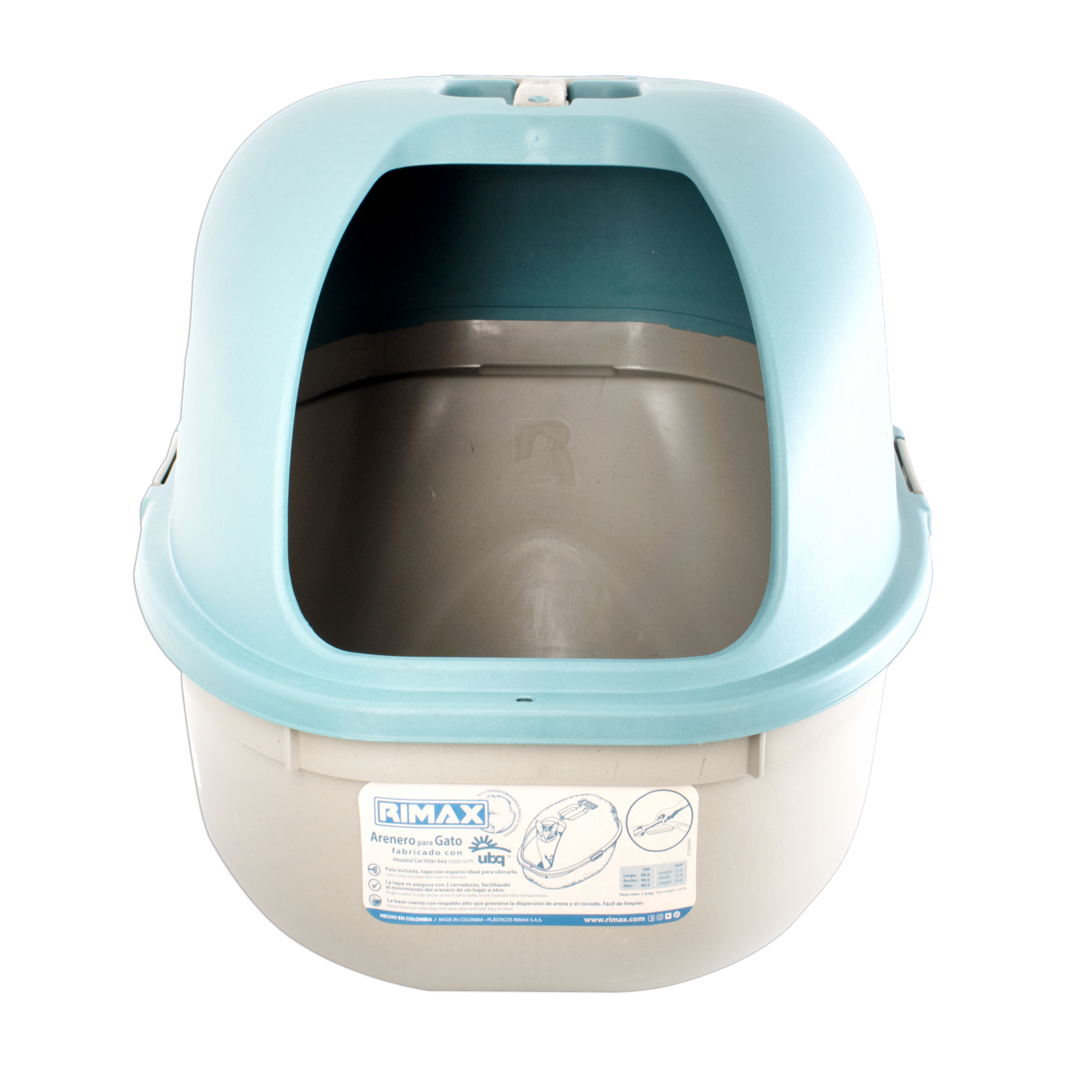 Arenero Para Gato Color Azul Gris RIMAX Unidad