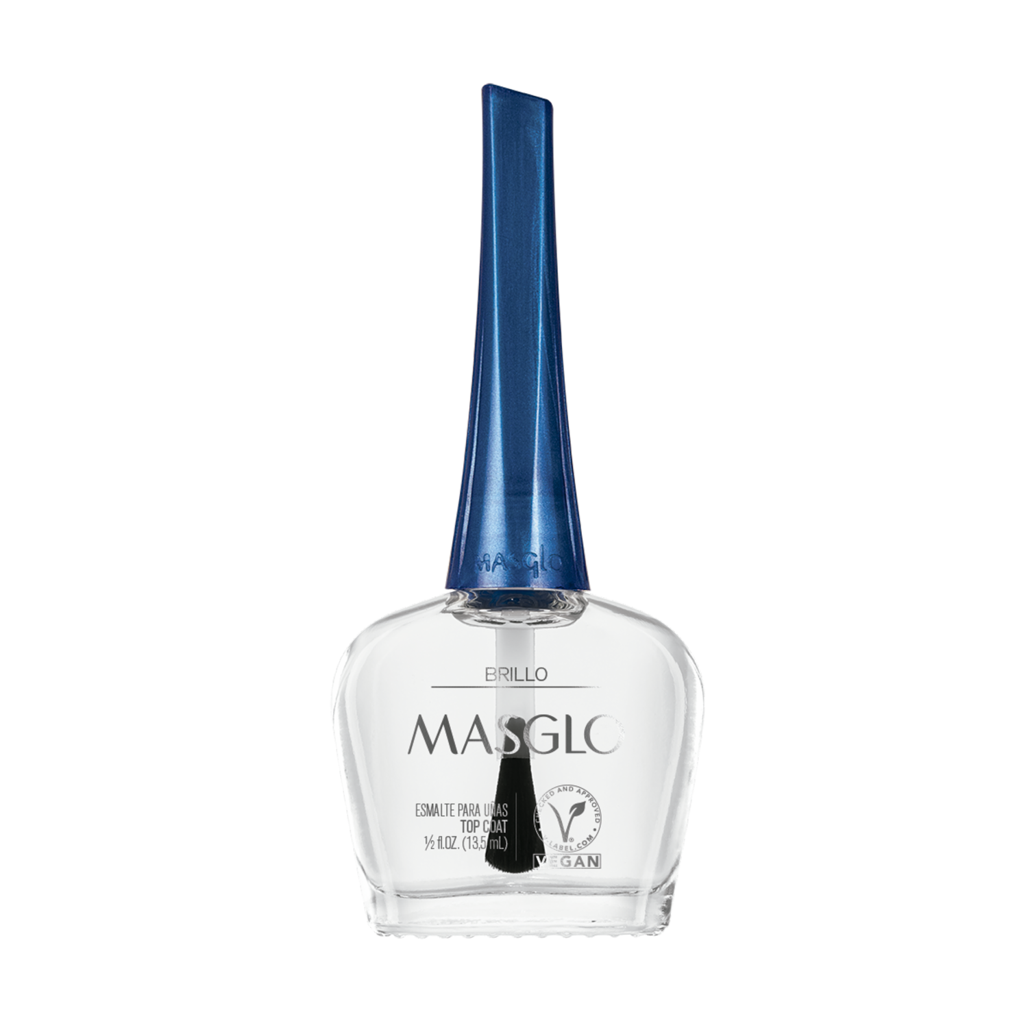 Esmalte De Uñas Brillo Sin Color MASGLO 13.5 Ml