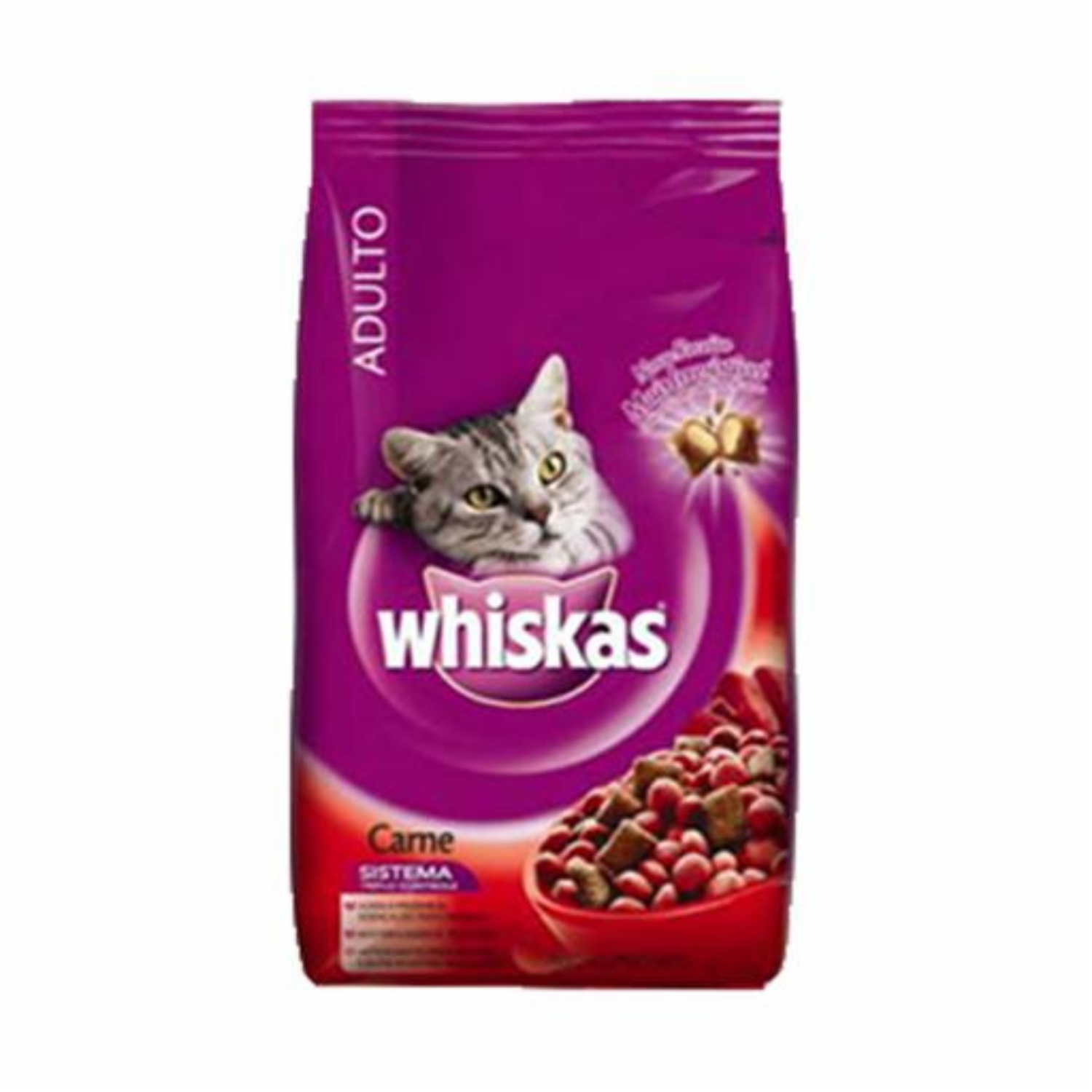 Alimento Para Gatos Adulto Sabor A Carne Receta Original WHISKAS 8000 G