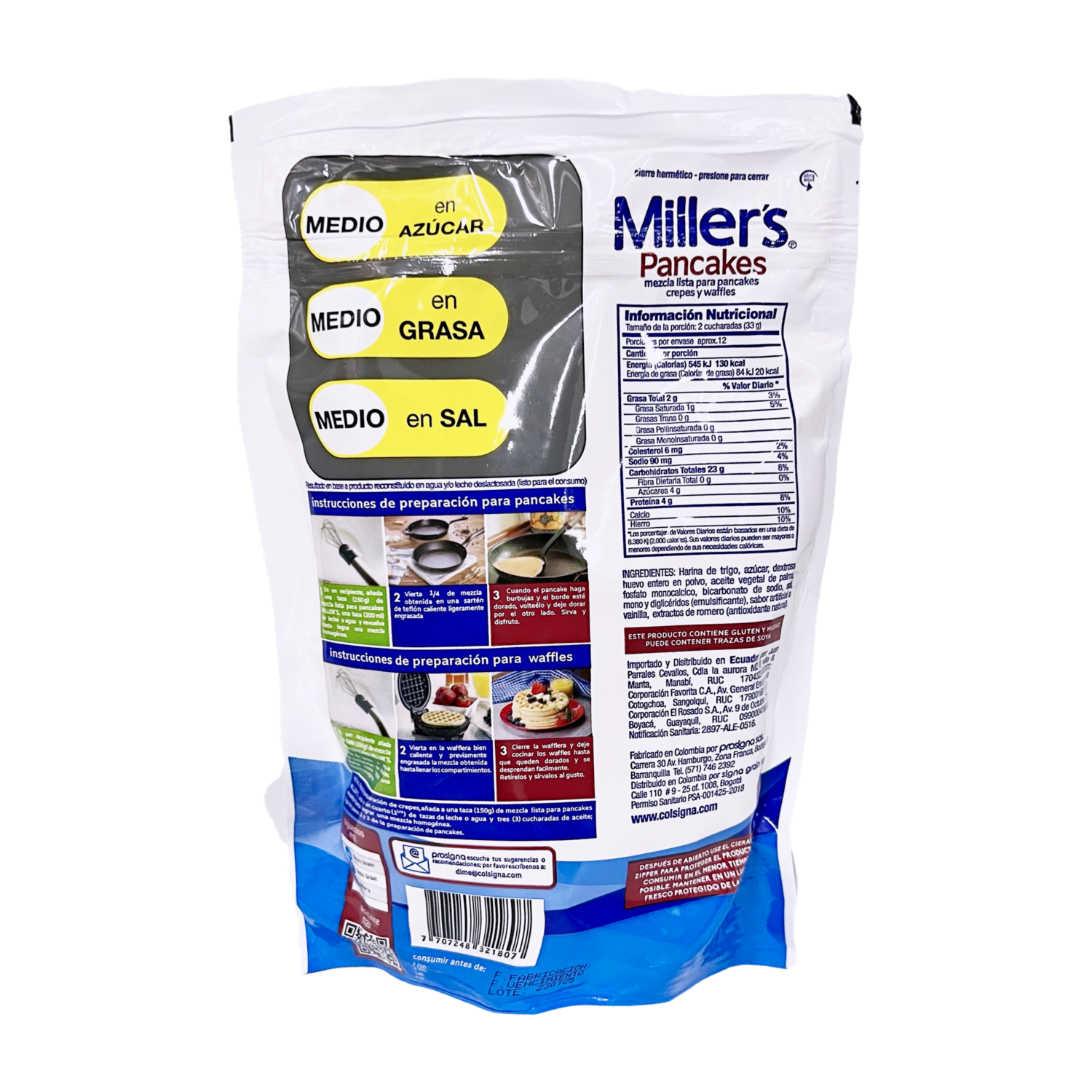 Pancake Premezcla MILLER’S 400 G