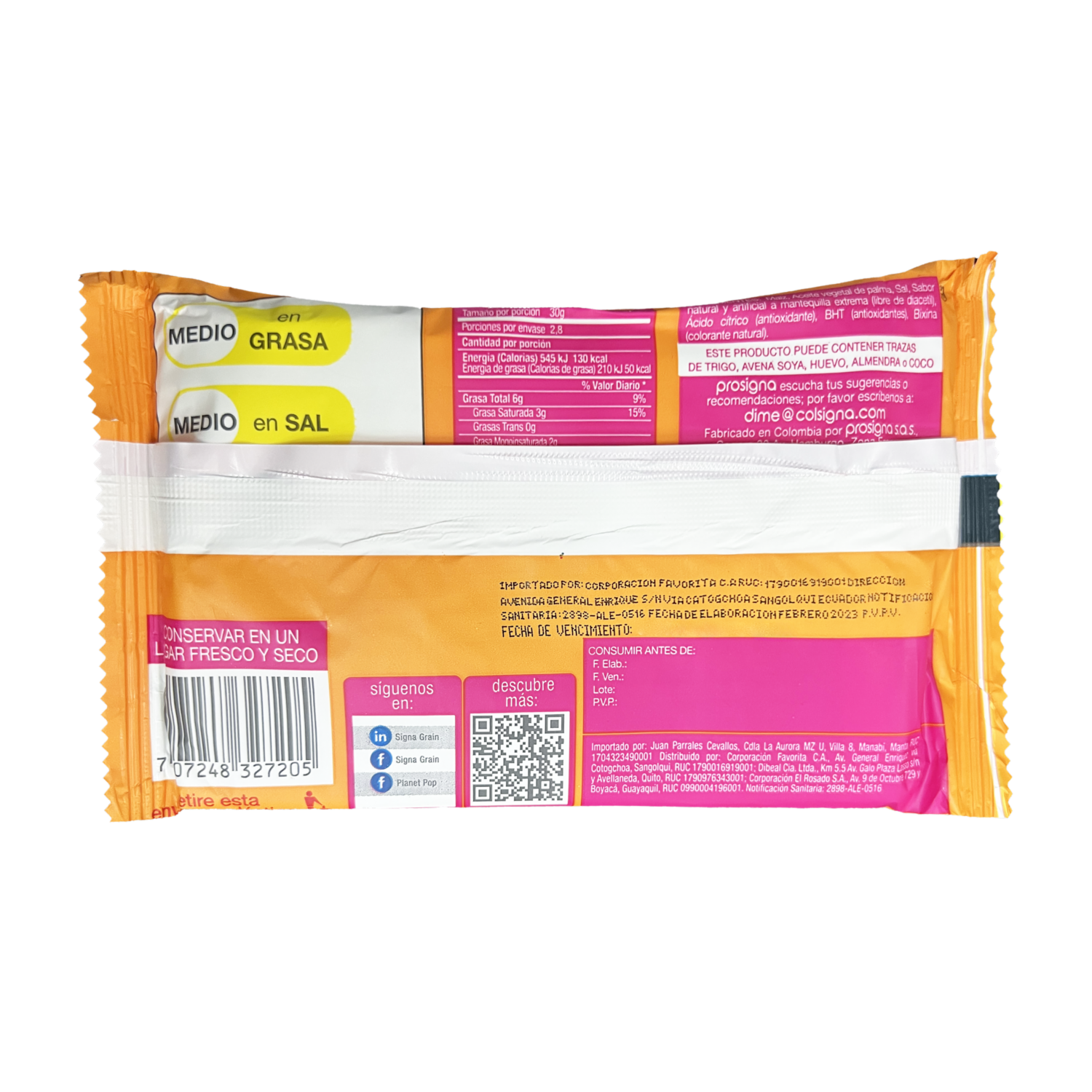Palomitas De Maíz Sabor Mantequilla Extrema PLANET POP 85 g