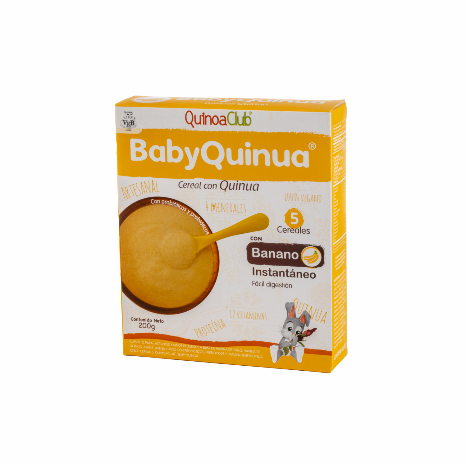 Cereal Infantil Quinoa Club De Banano BABYQUINUA 200 g