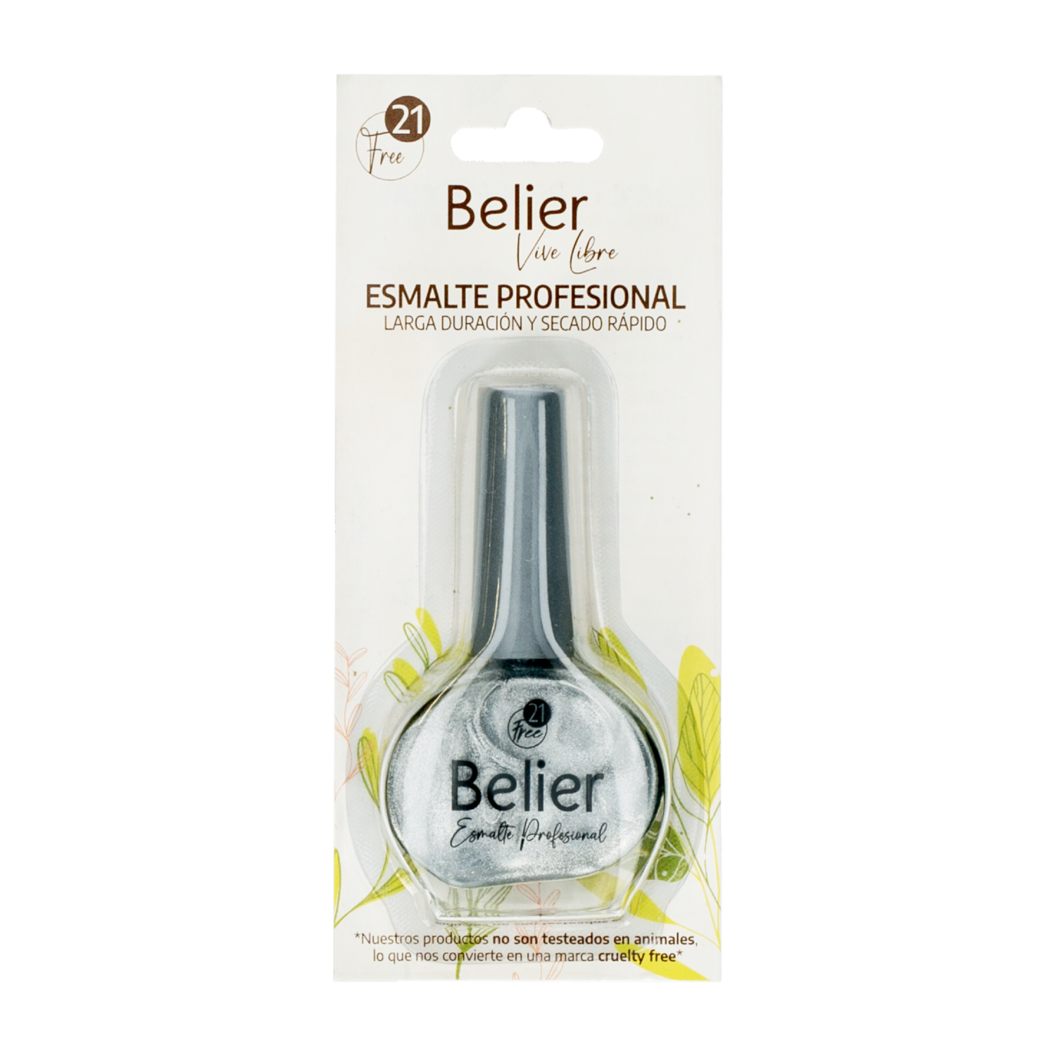 Esmalte De Uñas Plata Ibérico BELIER 13 Ml