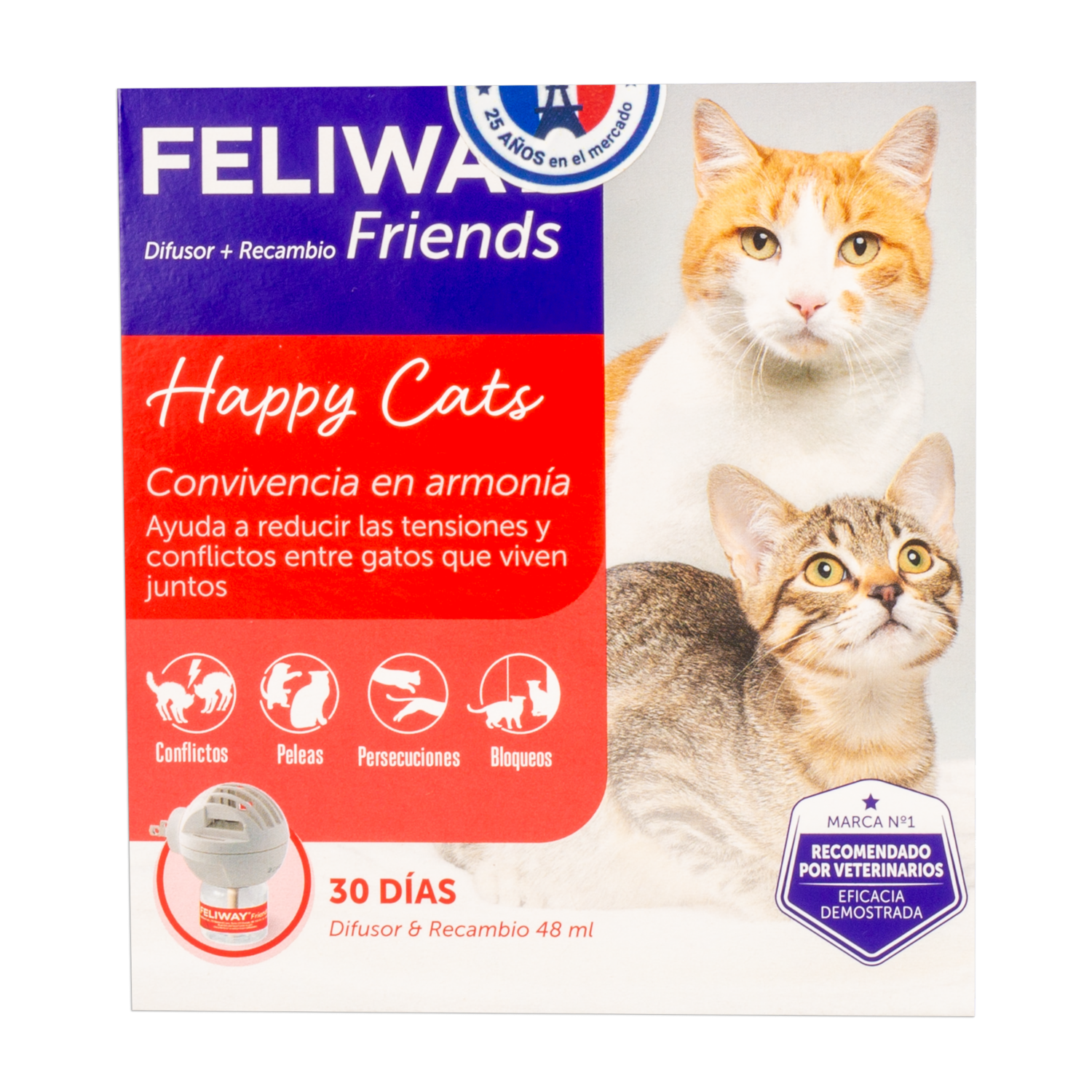 Difusor De Aroma Relajante Para Gatos ADAPTIL TRANSPORT 48 Ml