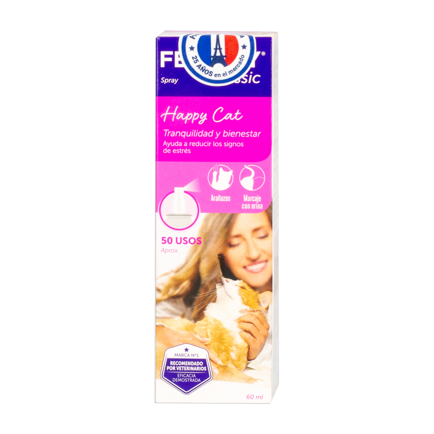 Spray Antiestrés Para Gatos ADAPTIL TRANSPORT 60 Ml