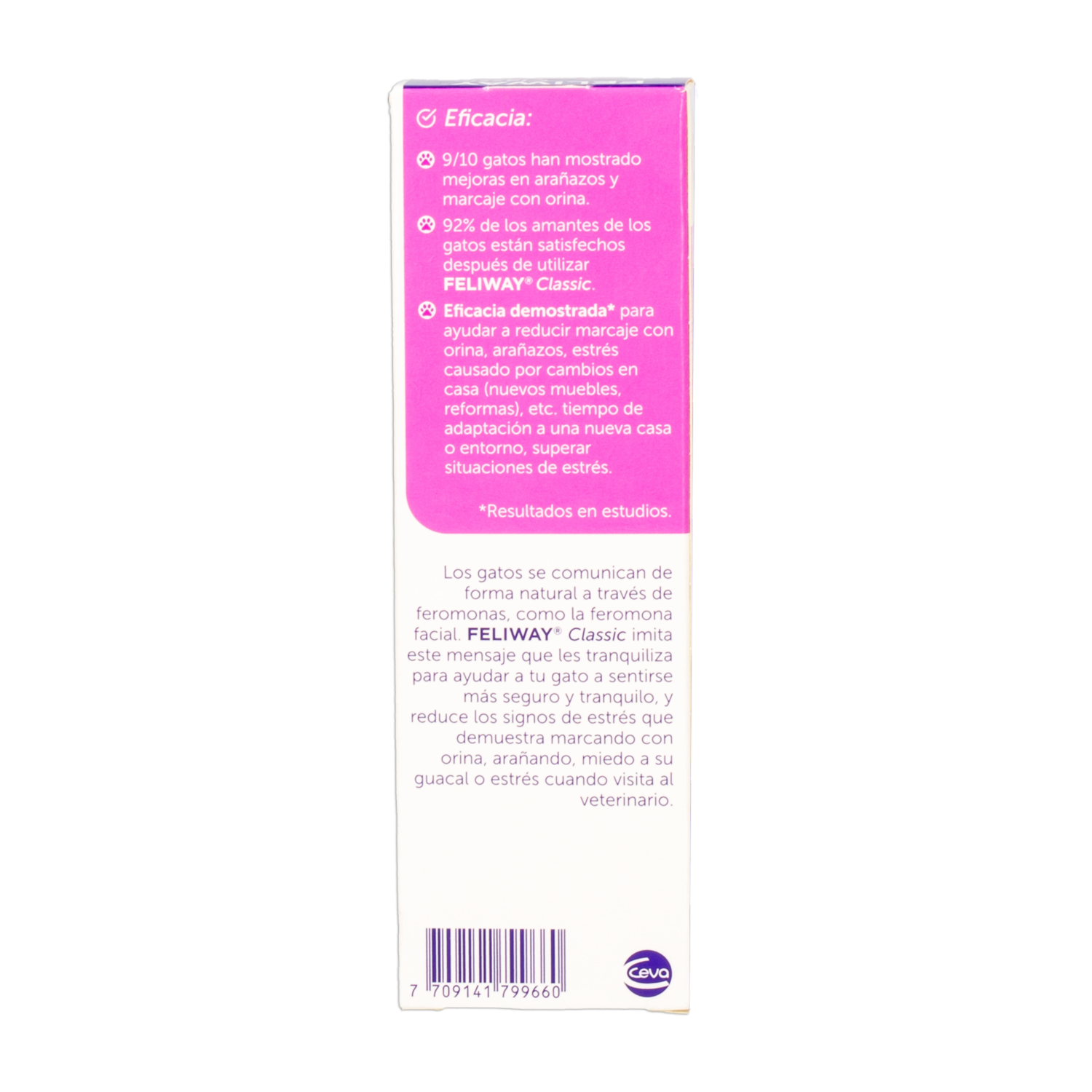 Spray Antiestrés Para Gatos ADAPTIL TRANSPORT 60 Ml