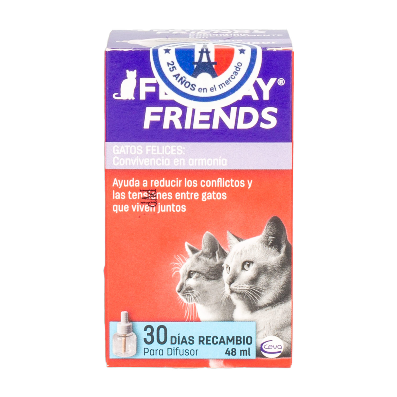 Recambio De Difusor Relajante Para Gatos ADAPTIL TRANSPORT 48 Ml