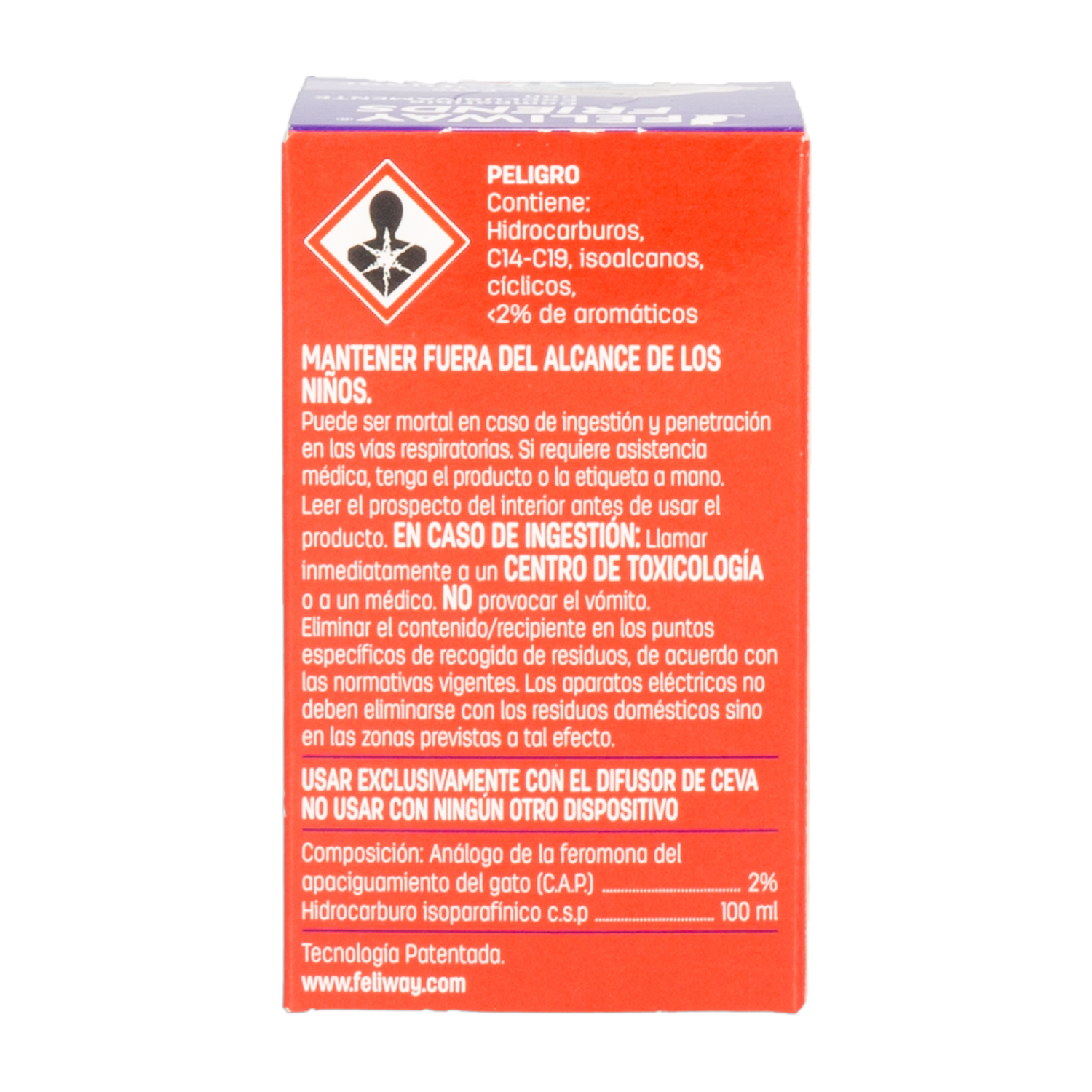 Recambio De Difusor Relajante Para Gatos ADAPTIL TRANSPORT 48 Ml