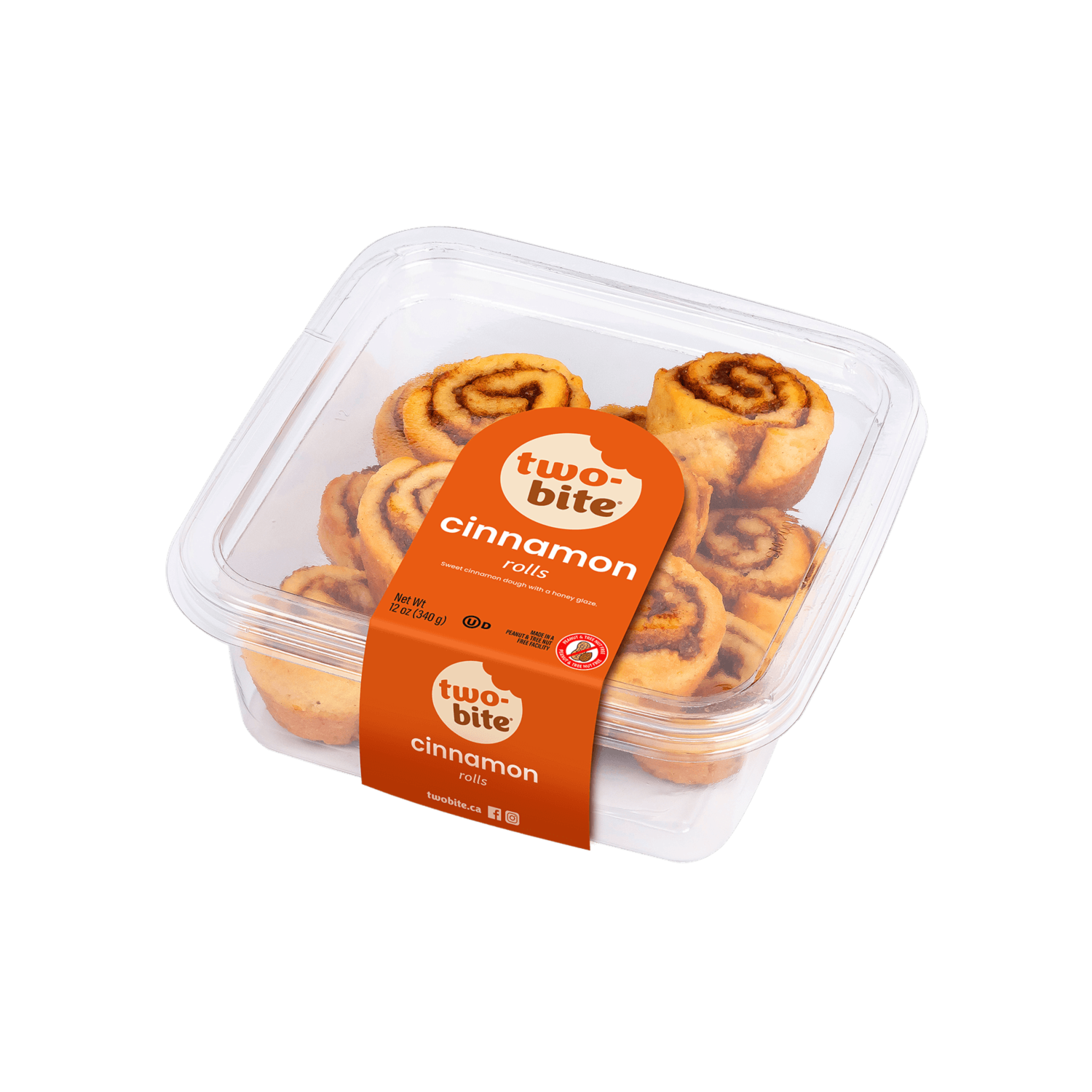 Cinnamon Rolls Tube TWO-BITE 370  G