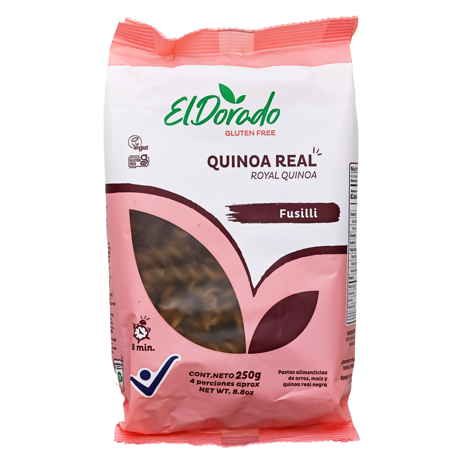 Pasta De Quinoa Real Fusilli EL DORADO 250   G
