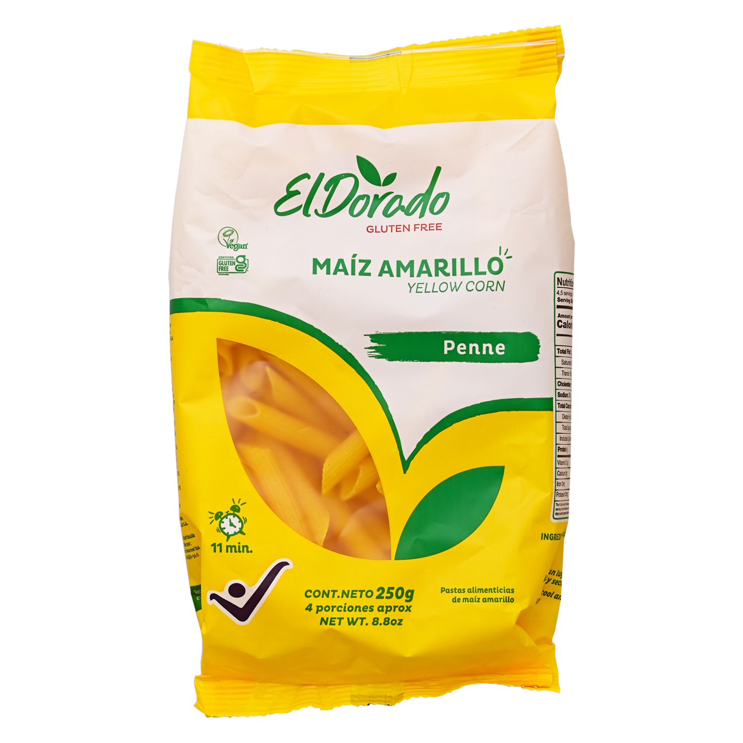 Pasta Penne De Maíz EL DORADO 250 G