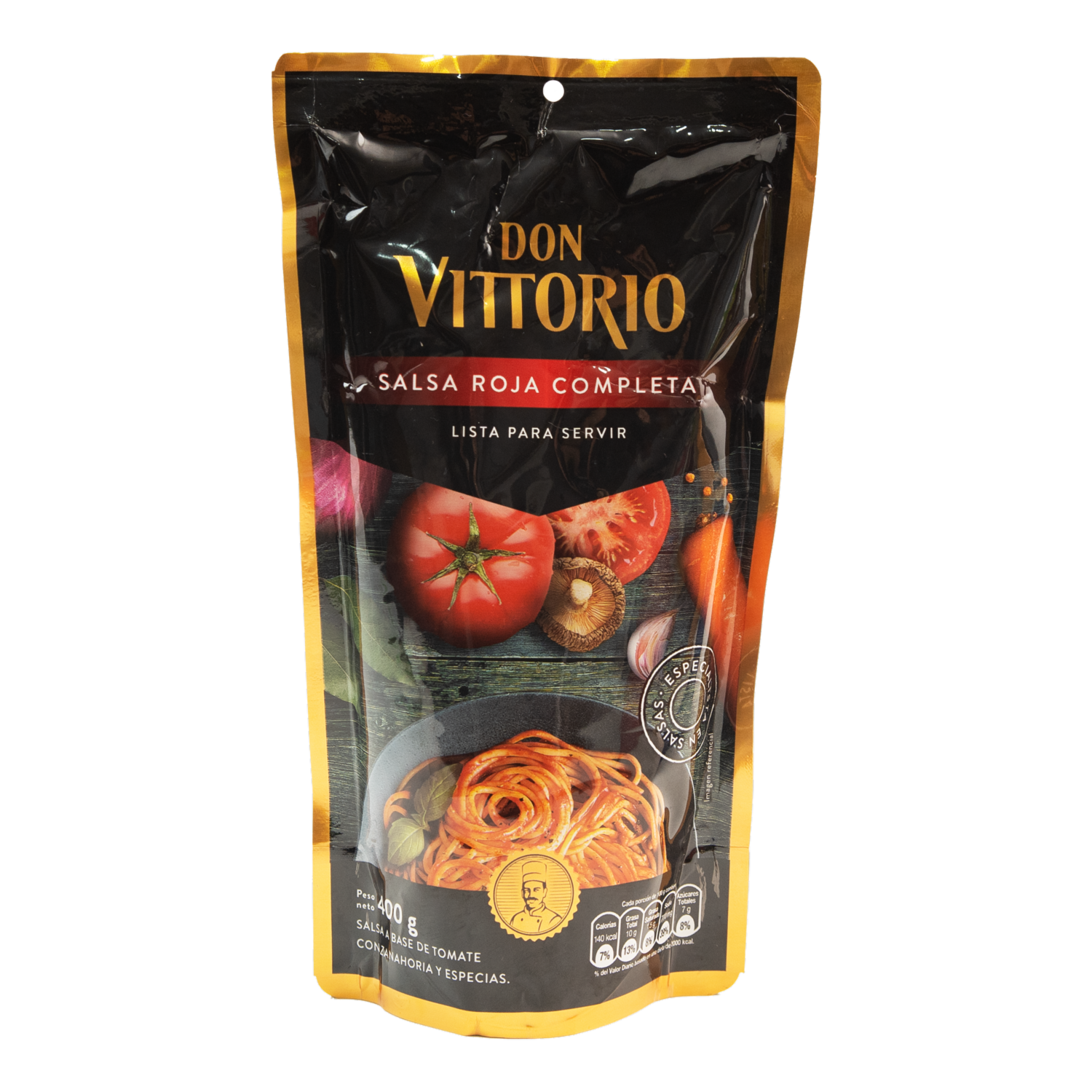 Salsa Roja Para Pasta DON VITTORIO 400 G