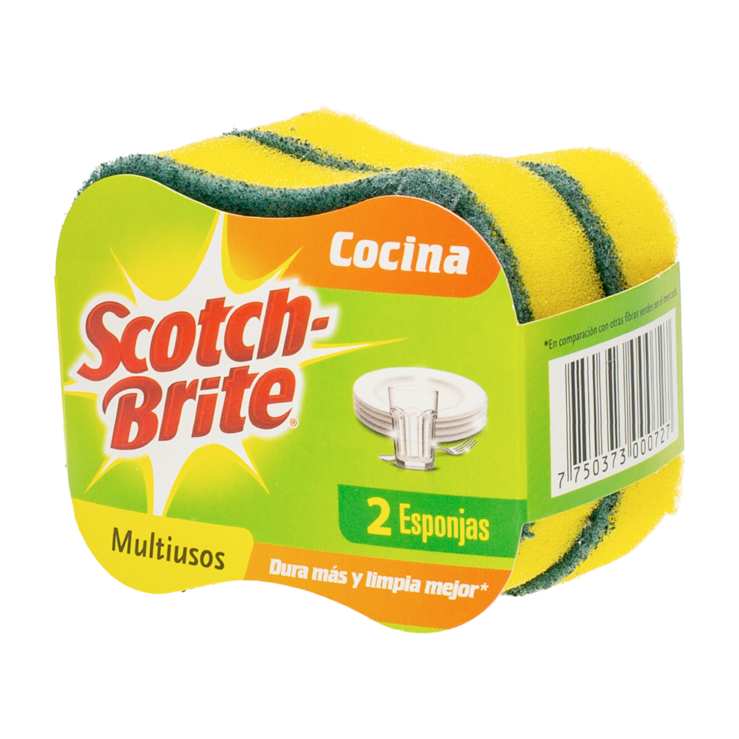 Esponja Pequeña Multiusos SCOTCH-BRITE 2 Uds