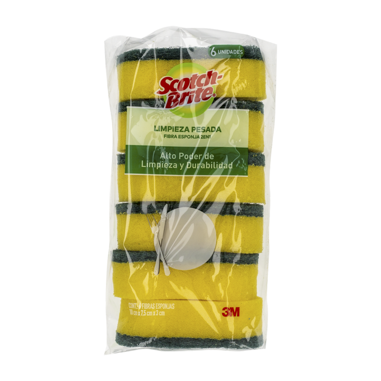 Esponja De Cocina 2 En 1 SCOTCH-BRITE 6 Uds