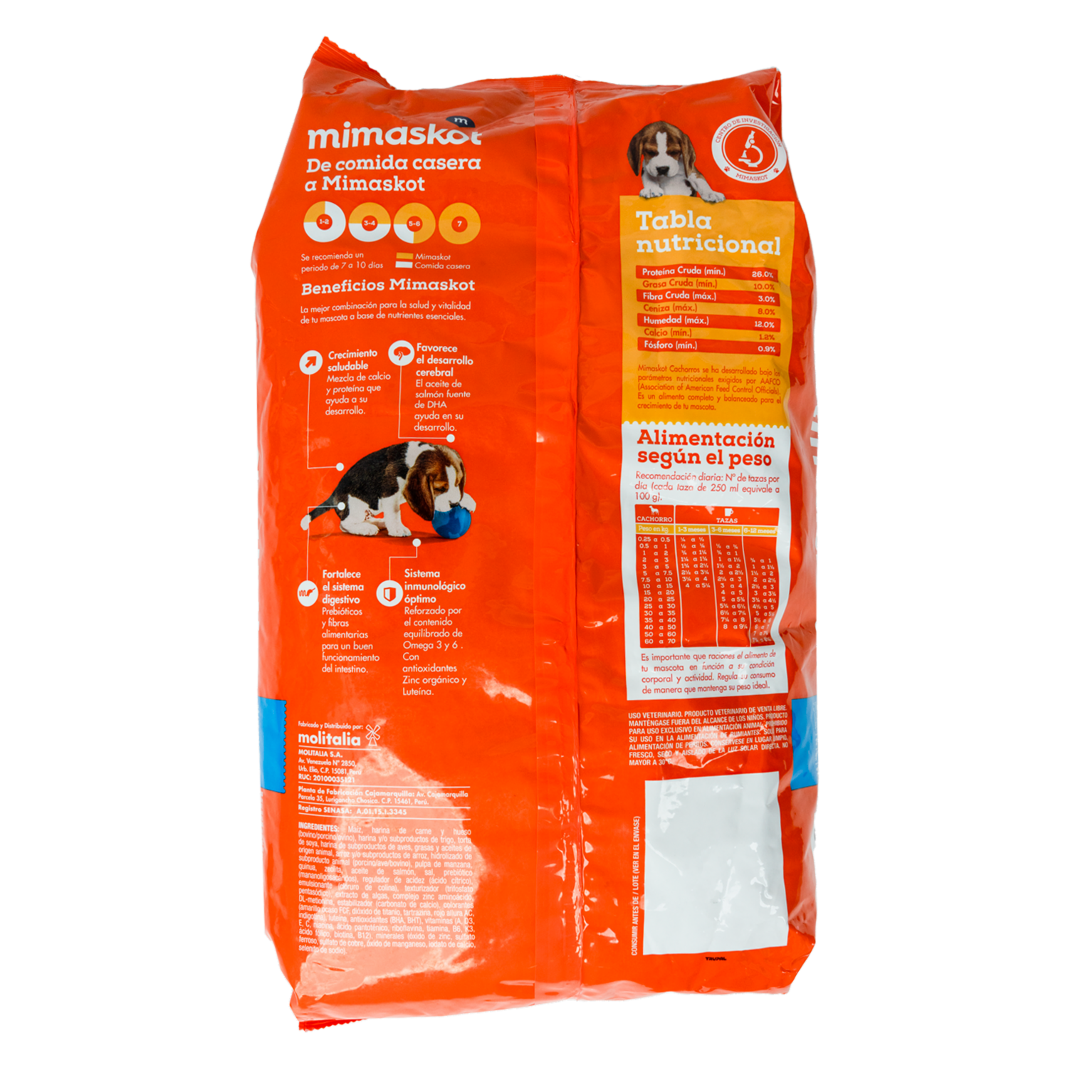Alimento Para Perros Con Leche MIMASKOT 4 Kg