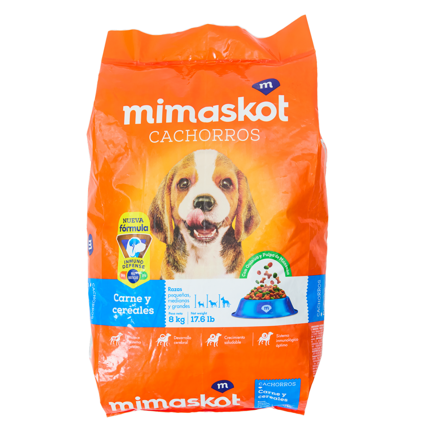 Alimento Para Perros Para Cachorros MIMASKOT 8 Kg