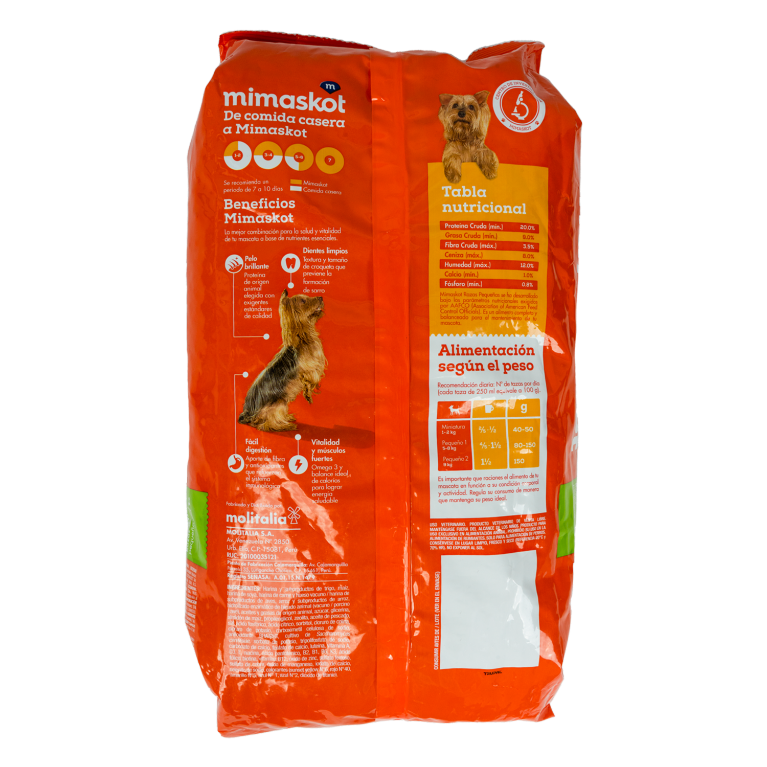 Alimento Para Perros Adultos MIMASKOT 2 Kg