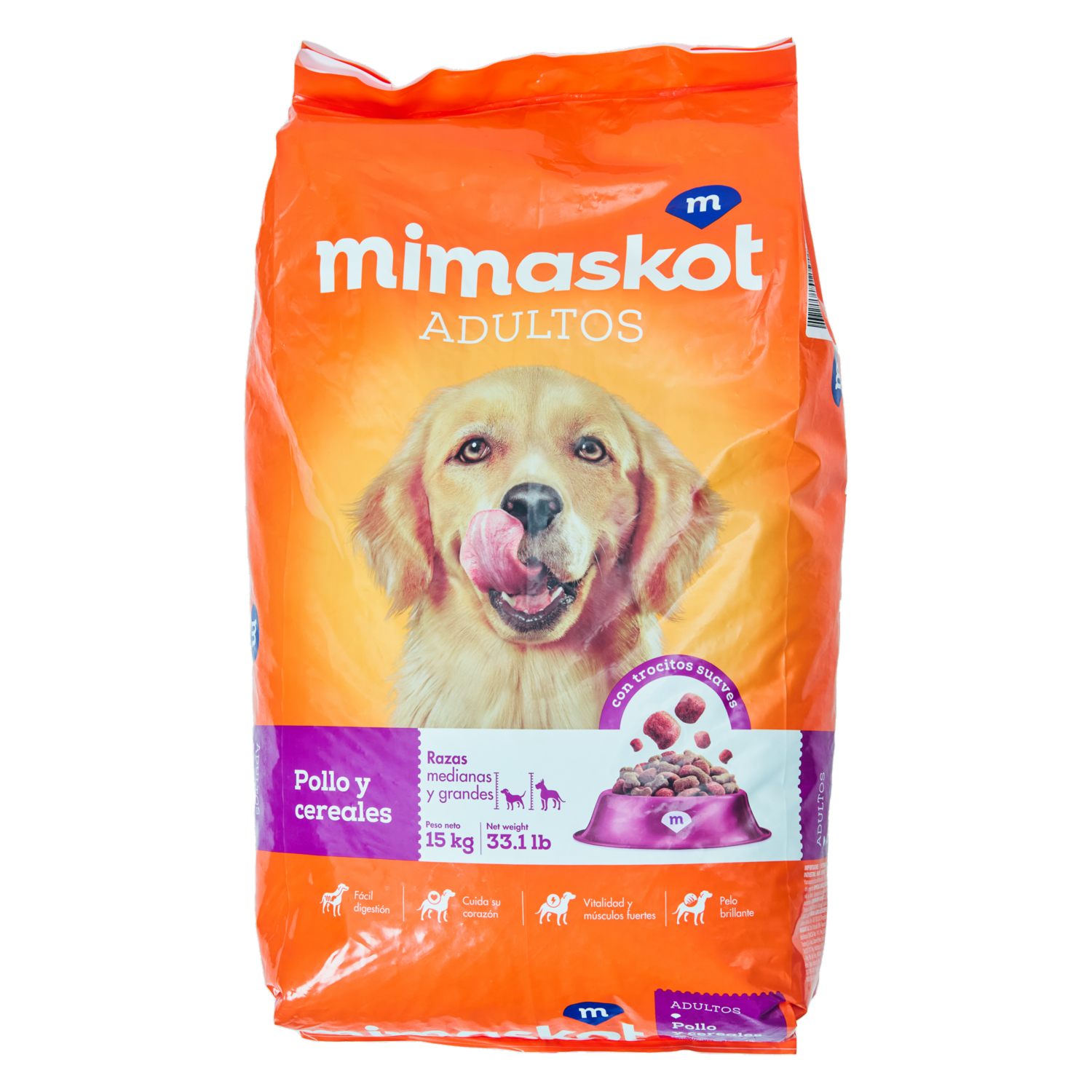Alimento Para Perros Adultos Sabor A Pollo MIMASKOT 15000 G