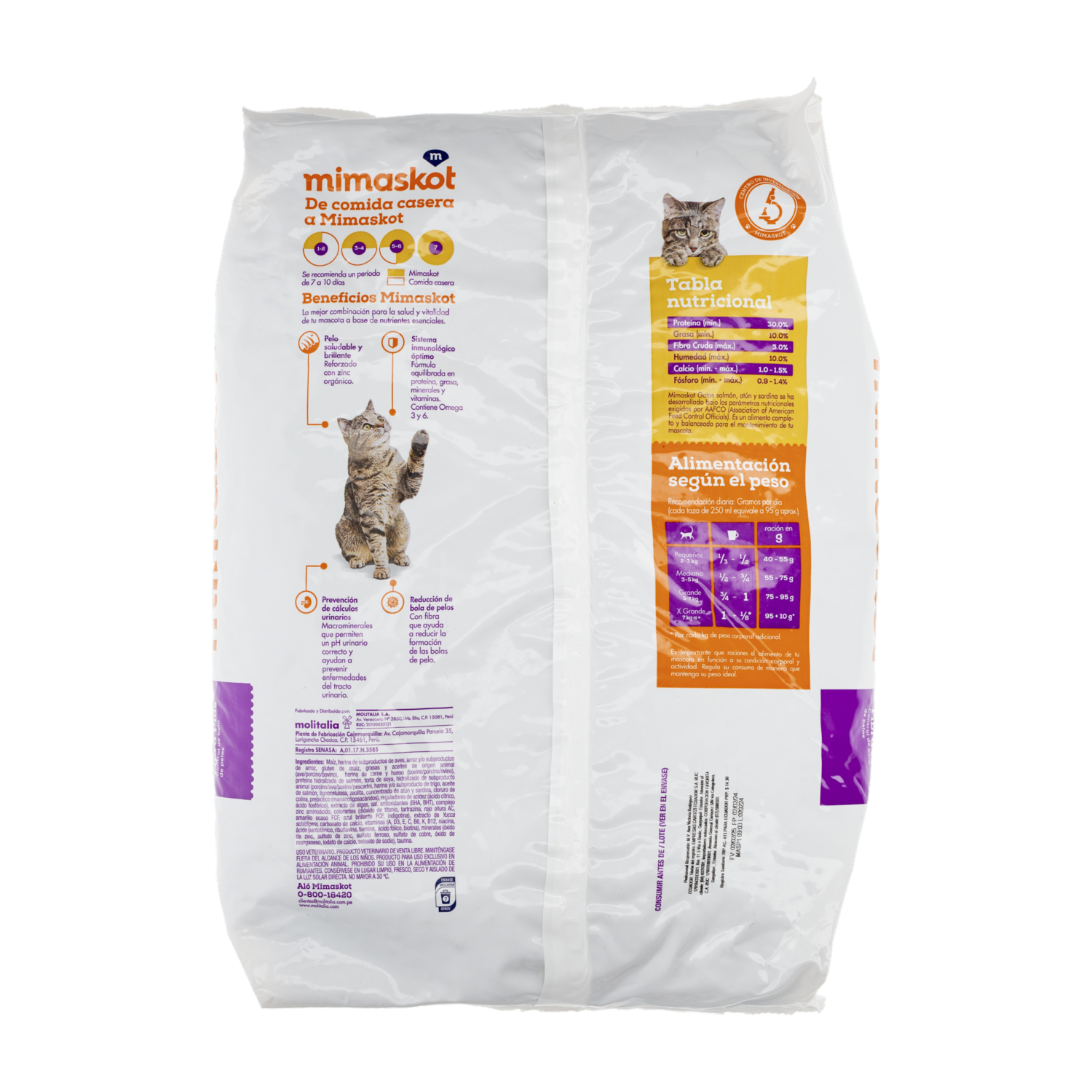 Alimento Para Gatos Hecho De Salmon MIMASKOT 3000 G