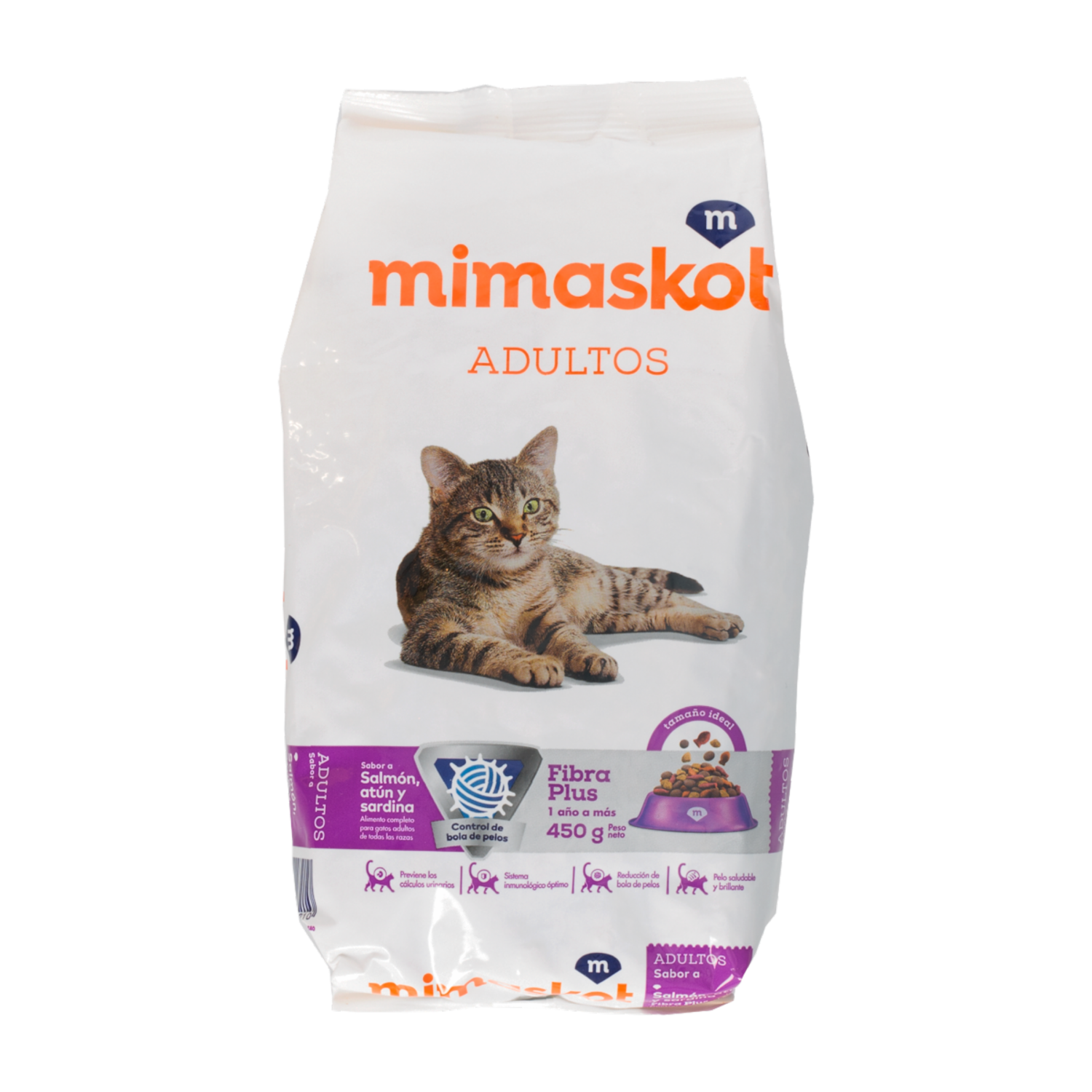Alimento Para Gatos De Salmon Atún Y Sardina MIMASKOT 450 G