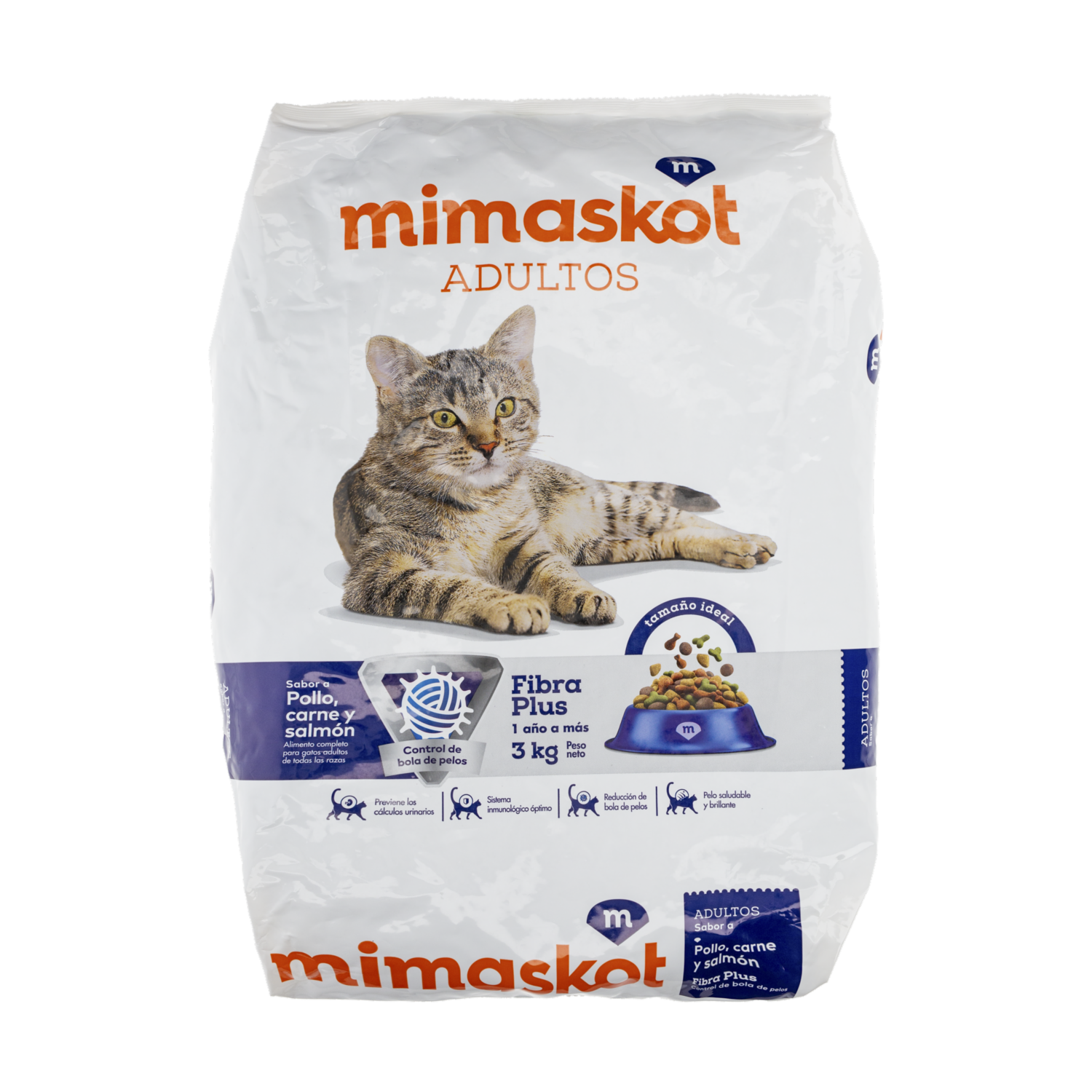 Alimento Para Gatos Sabor A Pollo MIMASKOT 3000 G
