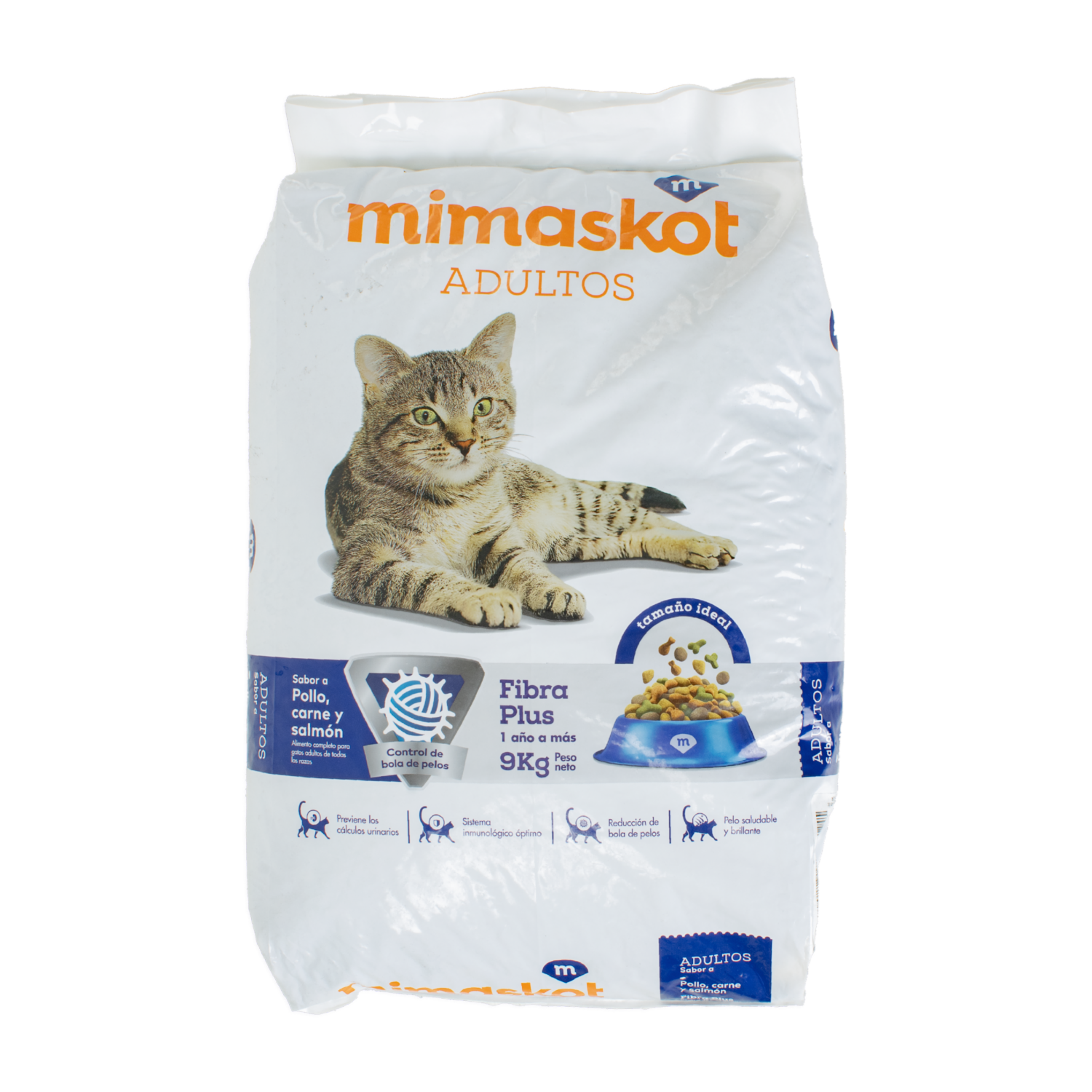 Alimento Para Gatos sabor a Pollo MIMASKOT 9 Kg