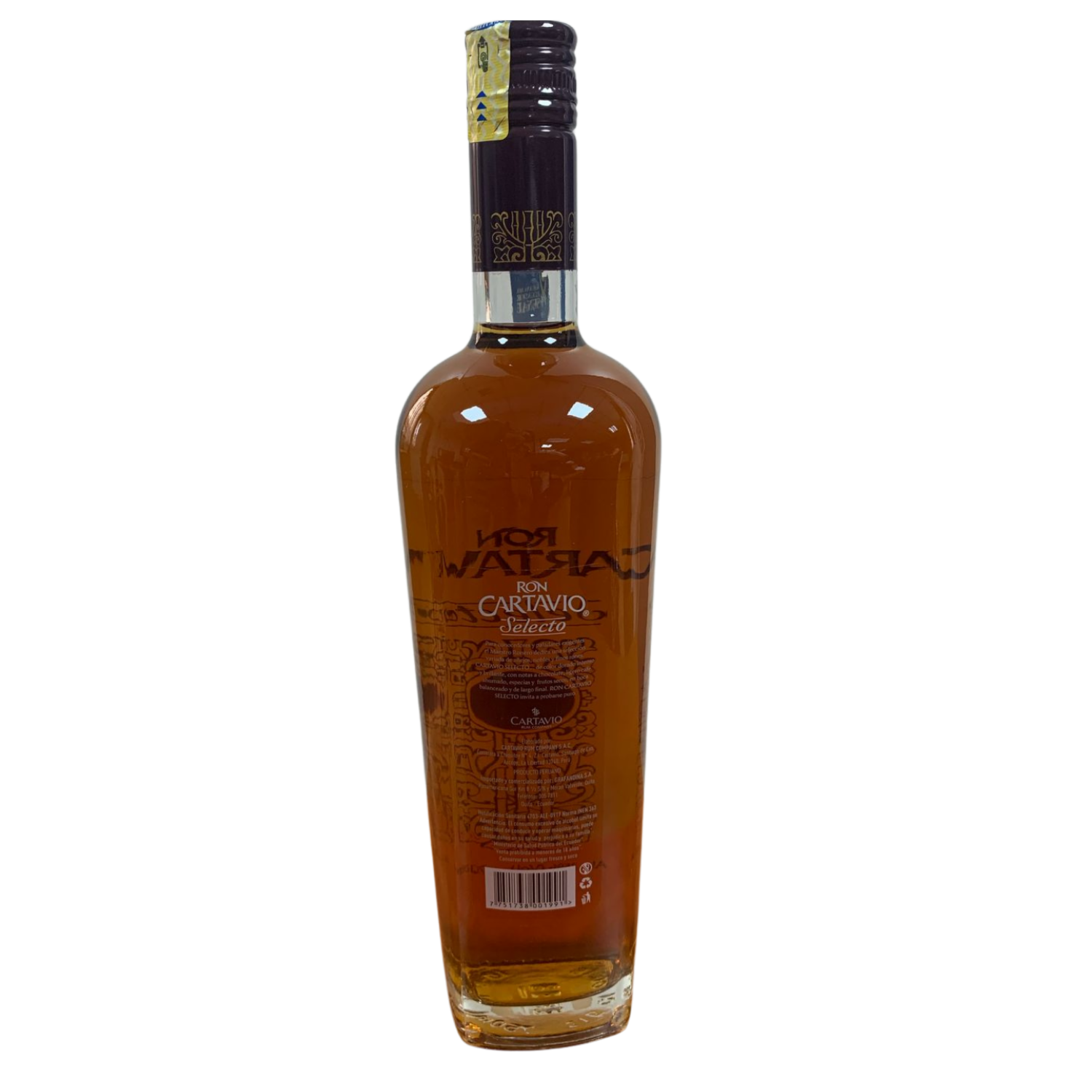 Ron Selecto Company 5 Años CARTAVIO 750 Ml
