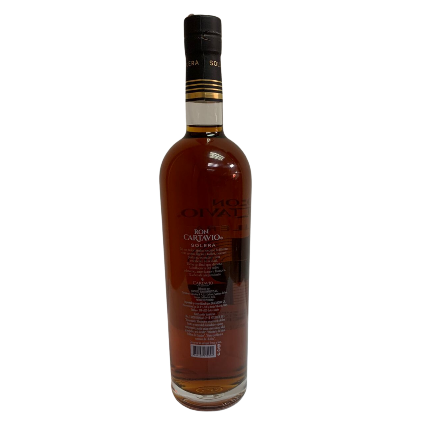 Ron Solera 12 Años CARTAVIO 750 Ml