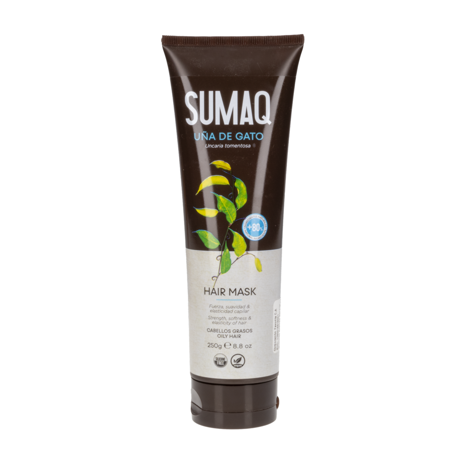 Mascara Capilar Con Uña De Gato Para Cabellos Grasos SUMAQ 250 G