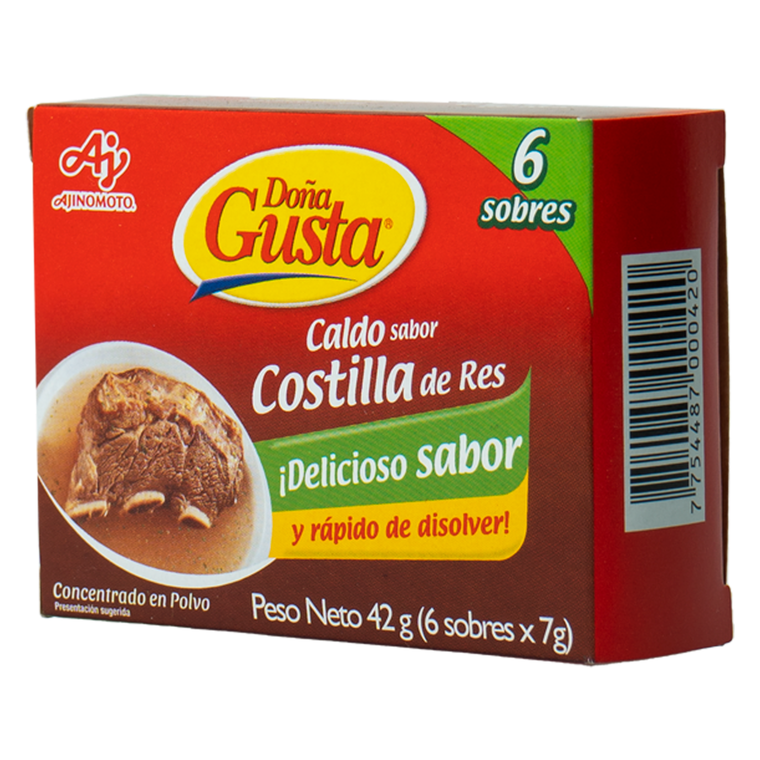Caldo De Costilla En Polvo DOÑA GUSTA 42 G