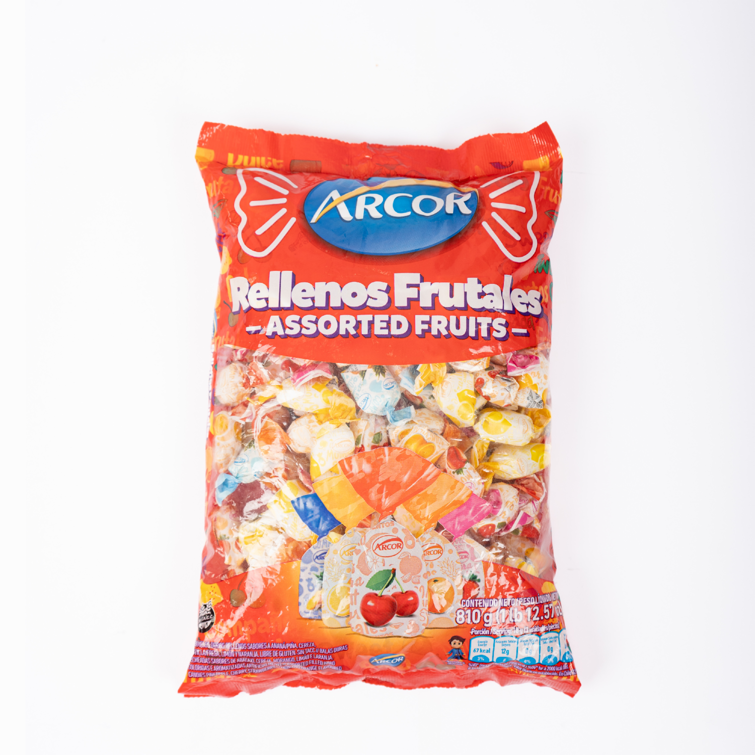 Caramelos Rellenos Frutales ARCOR 810 G