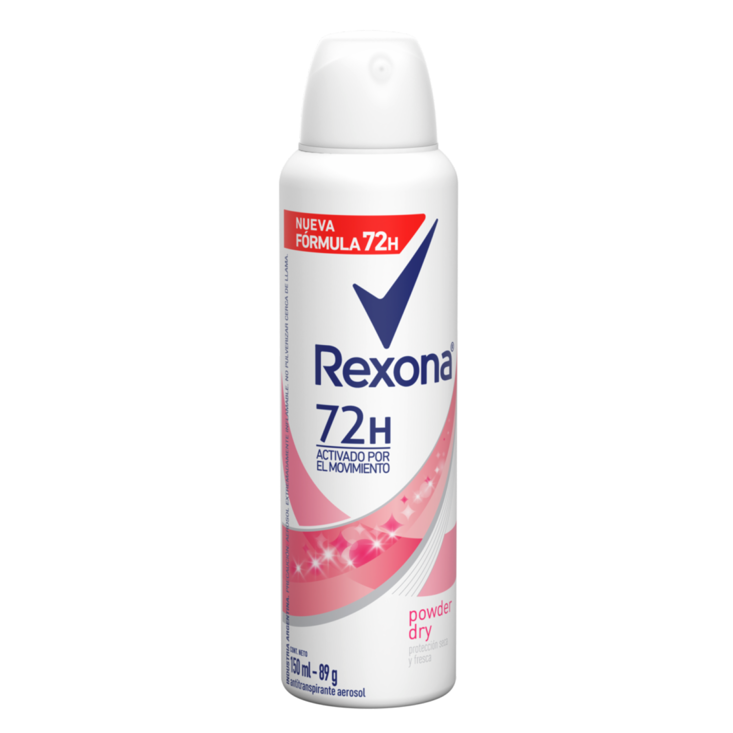 Desodorante En Aerosol Para Dama Antitranspirante Powder Dry REXONA 150 Ml