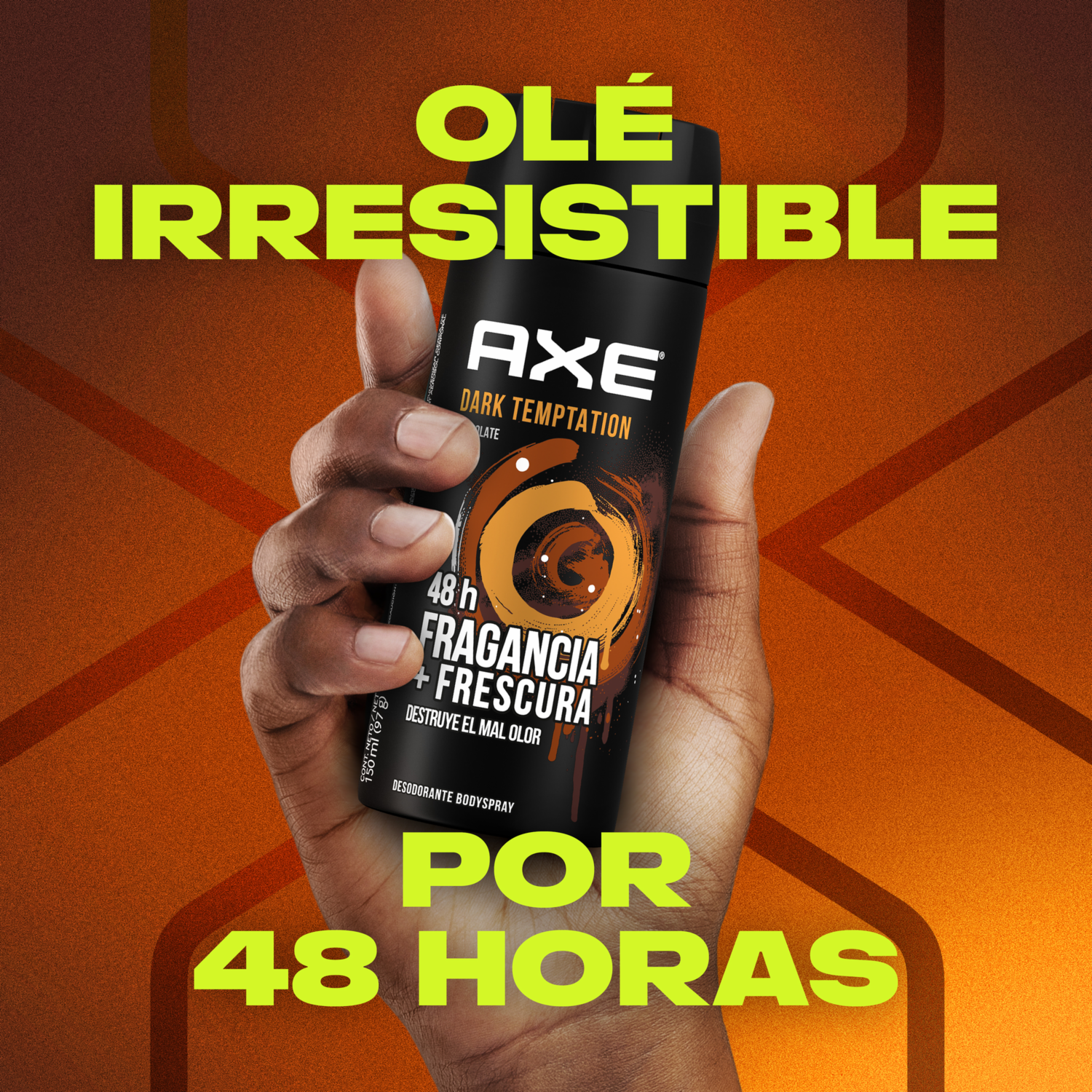 Desodorante En Aerosol Para Hombre Dark Temptation AXE 150 Ml