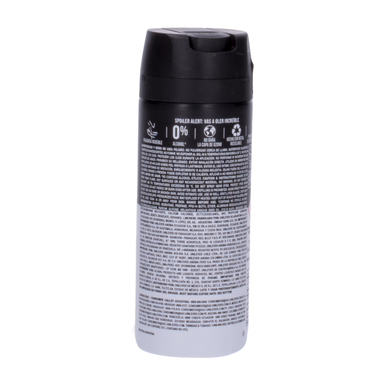 Desodorante En Aerosol Antitranspirante Black AXE 152 Ml