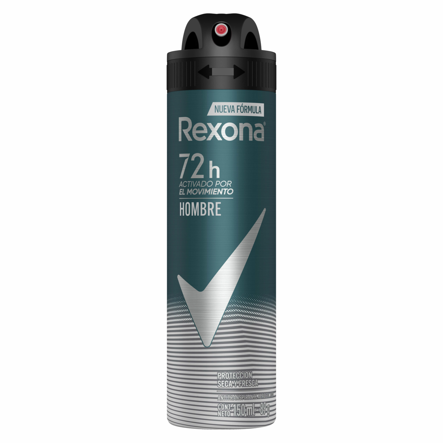 Desodorante En Aerosol Antitranspirante 72h Activado Por El Movimiento REXONA 150 Ml