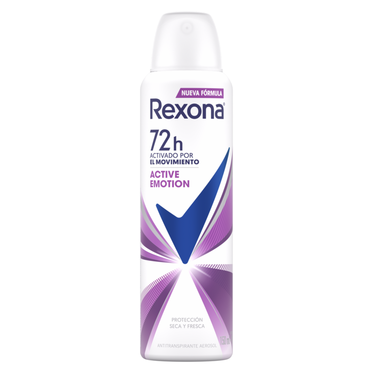 Desodorante En Aerosol Para Dama Active Emotion REXONA 150 Ml