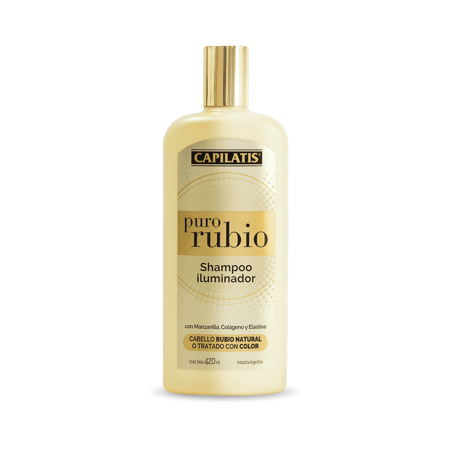 Shampoo De Cabello Iluminador Rubio Puro CAPILATIS 420 Ml