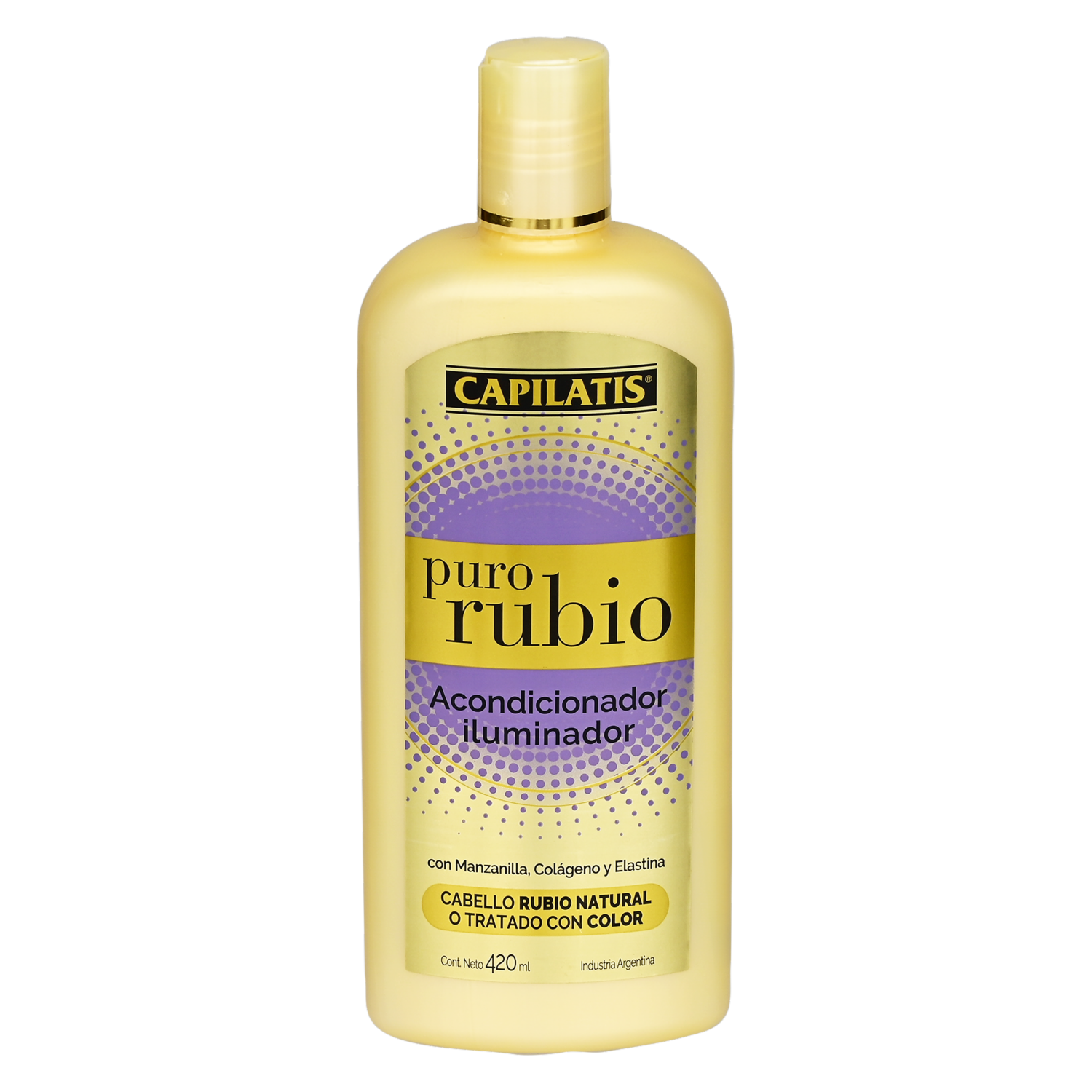 Acondicionador De Cabello Iluminador Puro Rubio CAPILATIS 420 Ml