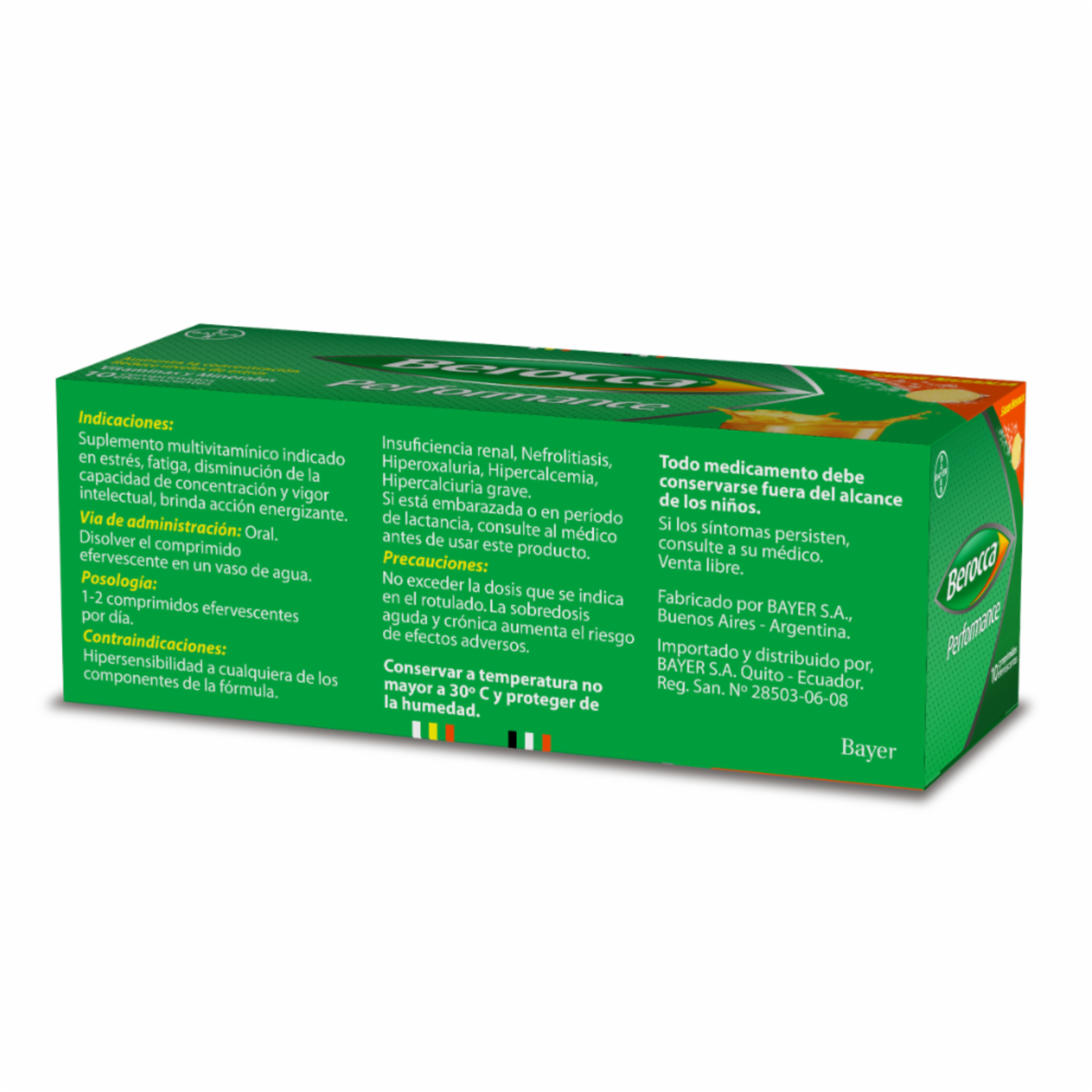 Multivitamínico Performance BEROCCA X 10 Uds