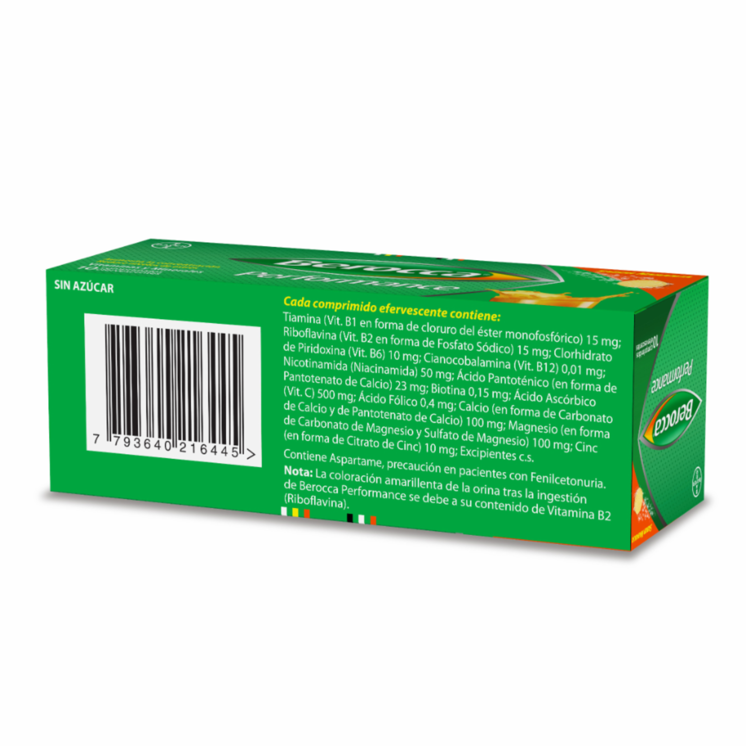 Multivitamínico Performance BEROCCA X 10 Uds