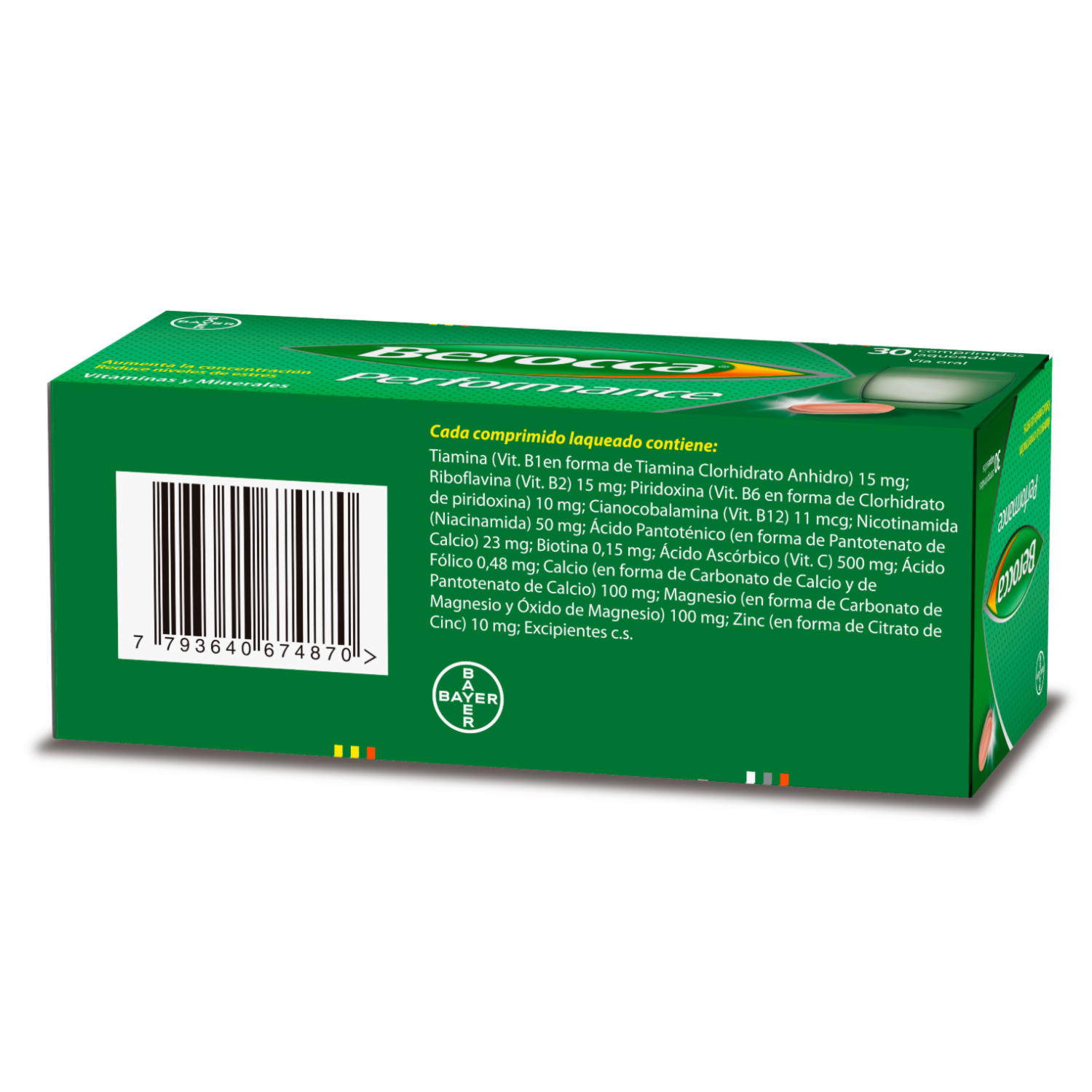 Multivitamínico Performance En Comprimidos BEROCCA X 30 Uds