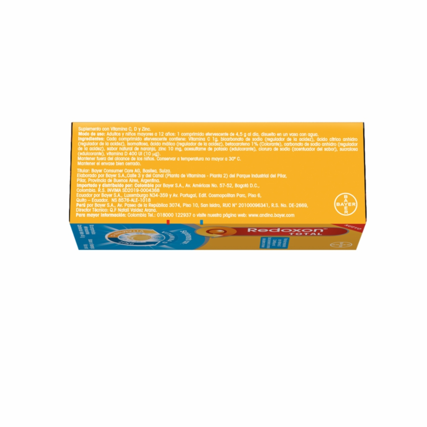 Vitamina C Total Efervescente REDOXON 45 G