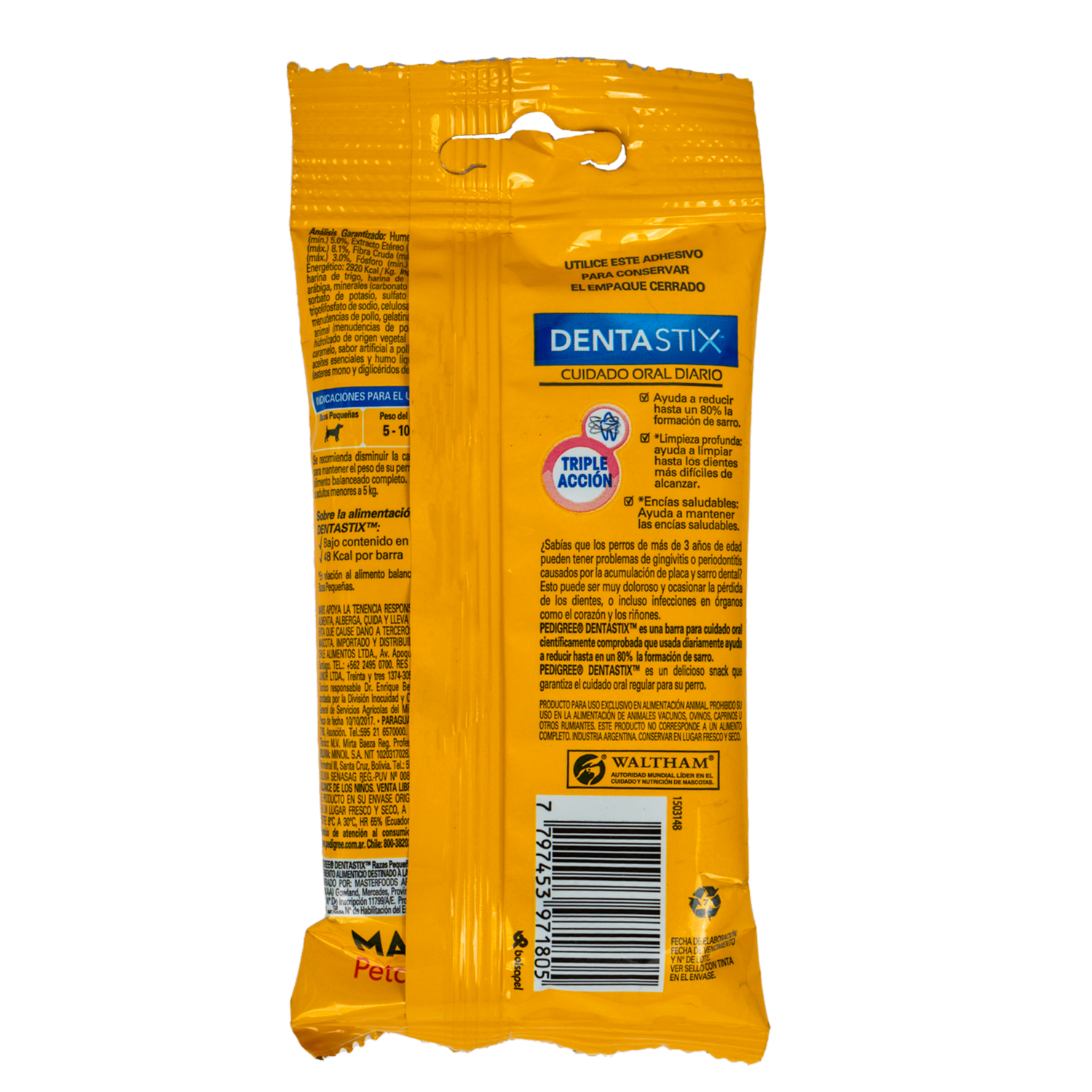 Snack Para Perros Dentastix Razas Pequeñas PEDIGREE 47.10 g
