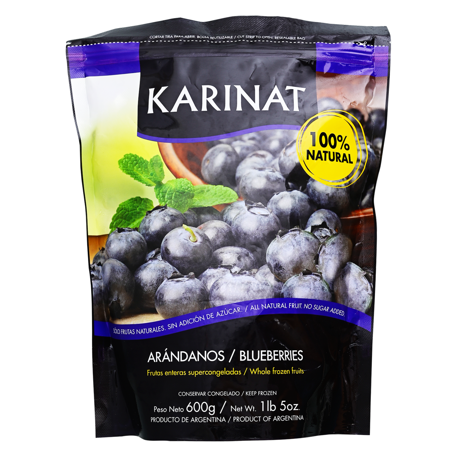 Arándanos Congelados KARINAT 600 G