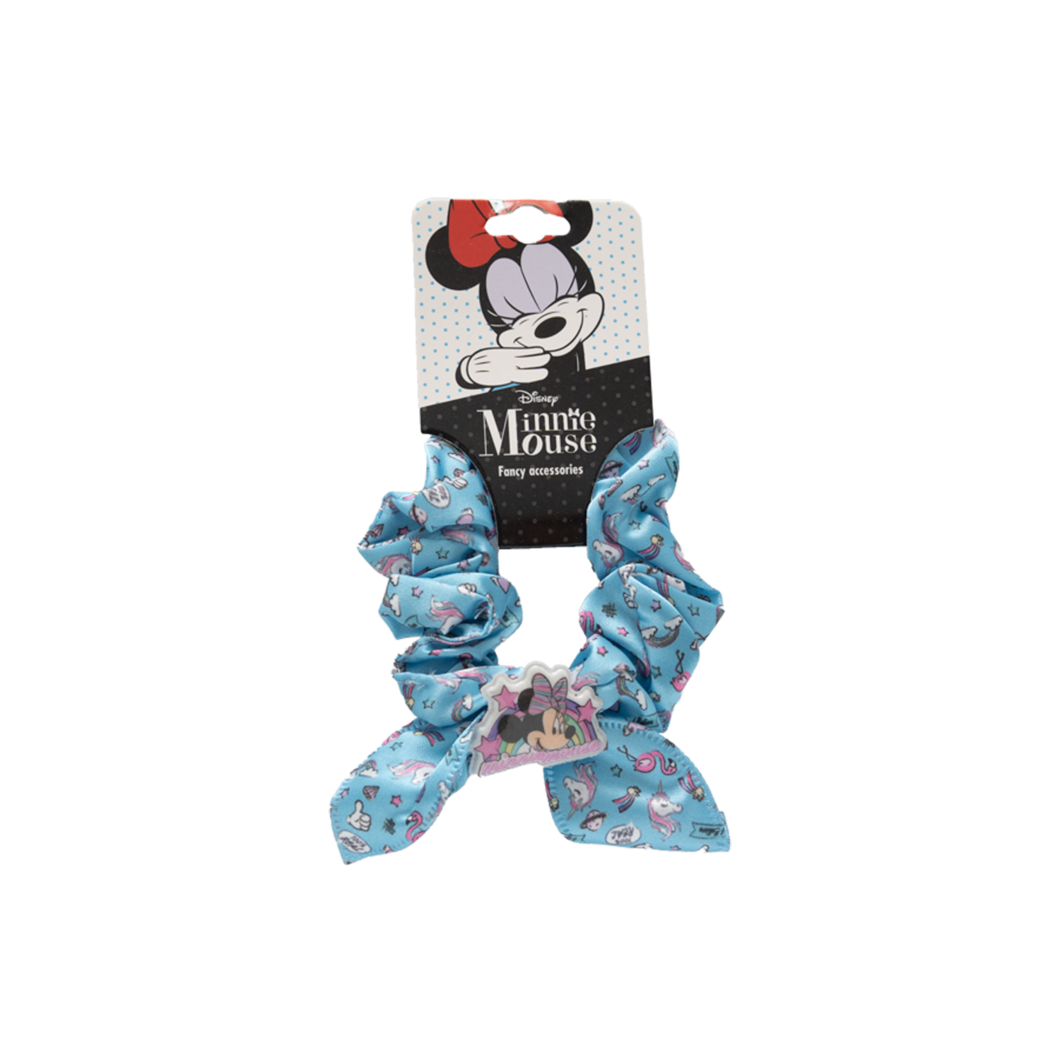 Vinchas De Cabello Diseño Scrunchi Azul MINNIE Unidad