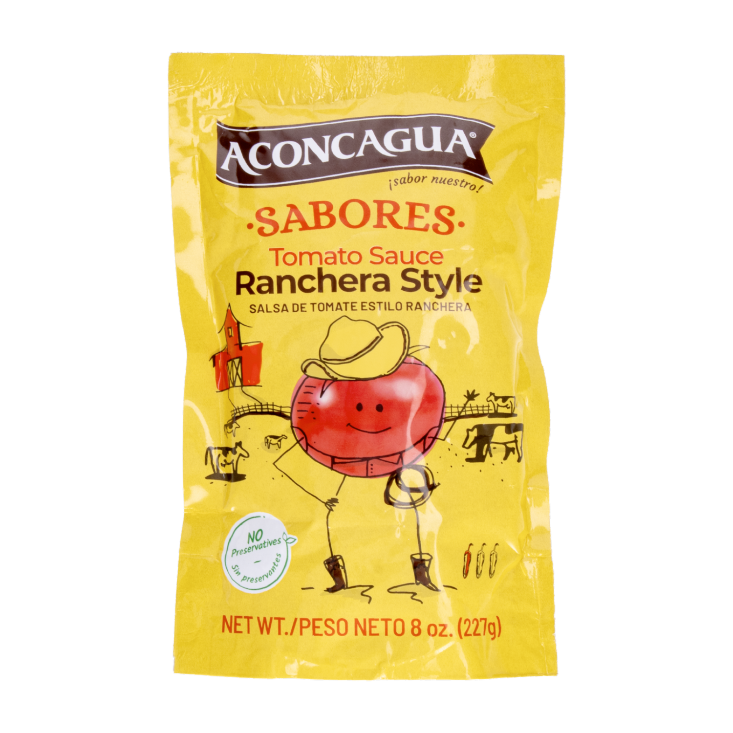 Salsa De Tomate Estilo Ranchera ACONCAGUA 227 G