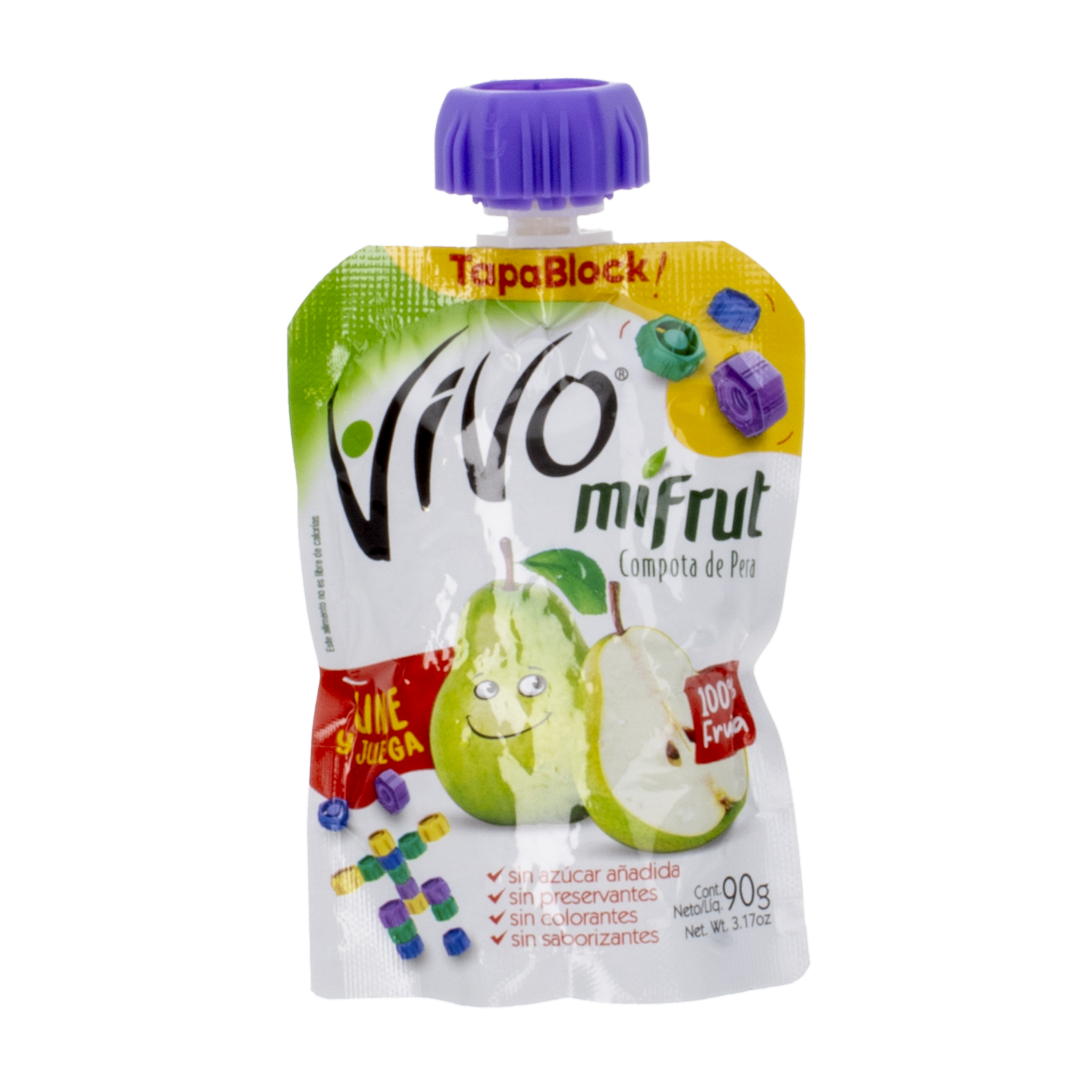 Compota Mifrut Sabor A Pera VIVO 90 G