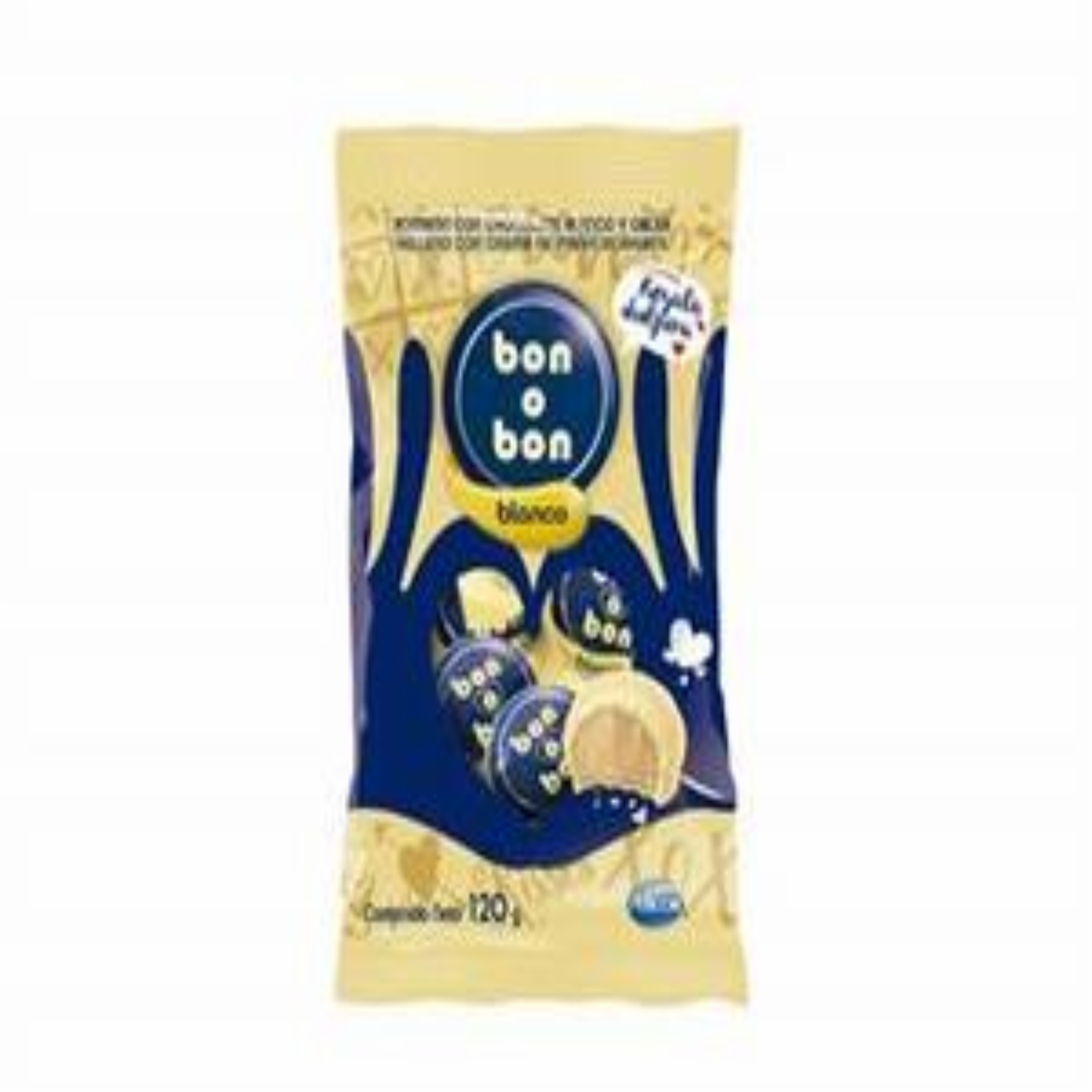 Bombones De Chocolate Blanco En Bolsa BON O BON 120 G