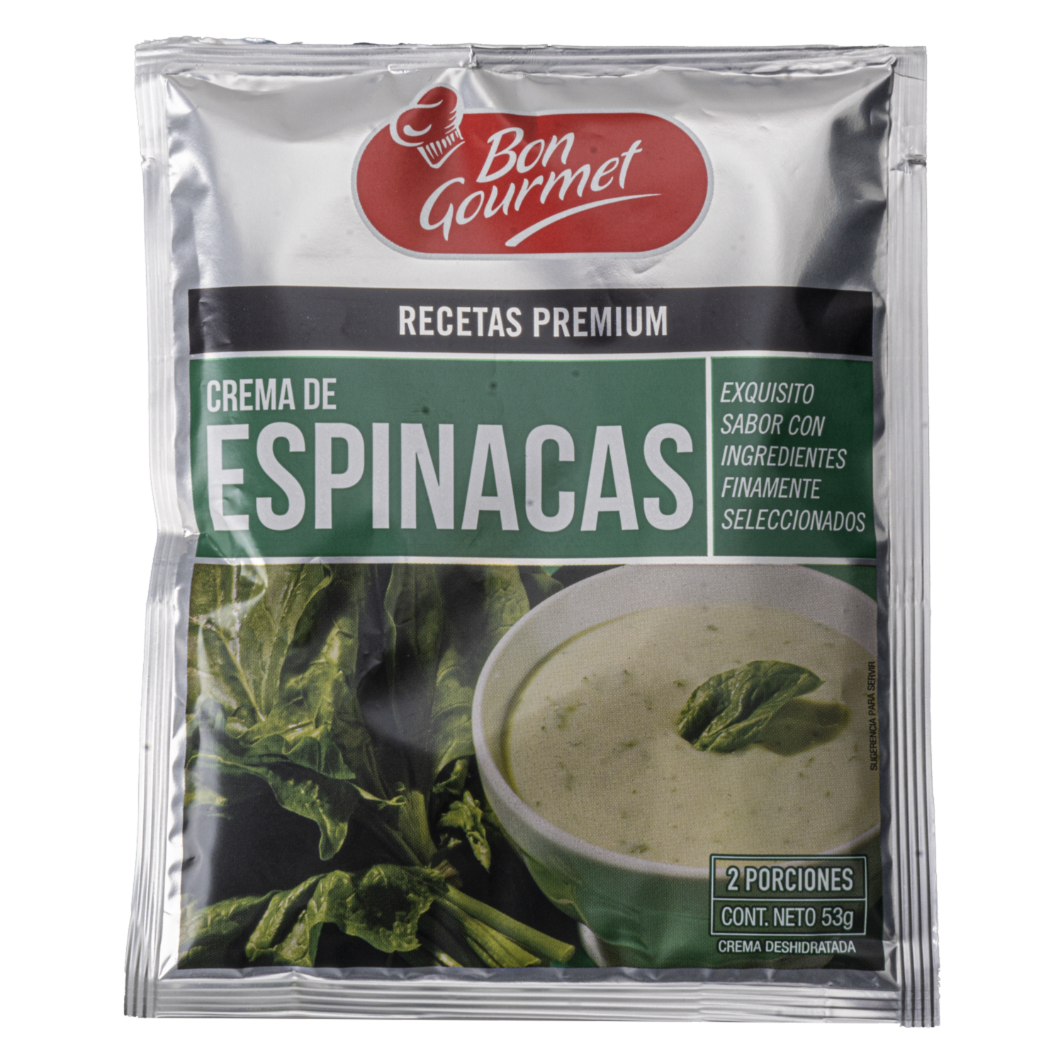 Crema Instantánea De Espinaca BON GOURMET 53 g